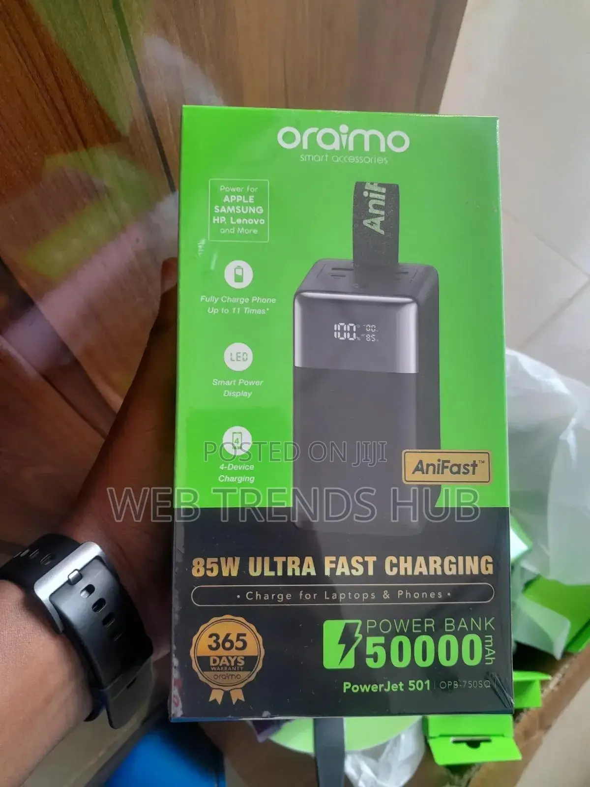 Oraimo Power Jet 501 - 85w Laptop and Phones Powerbank (Opb-750sq)
