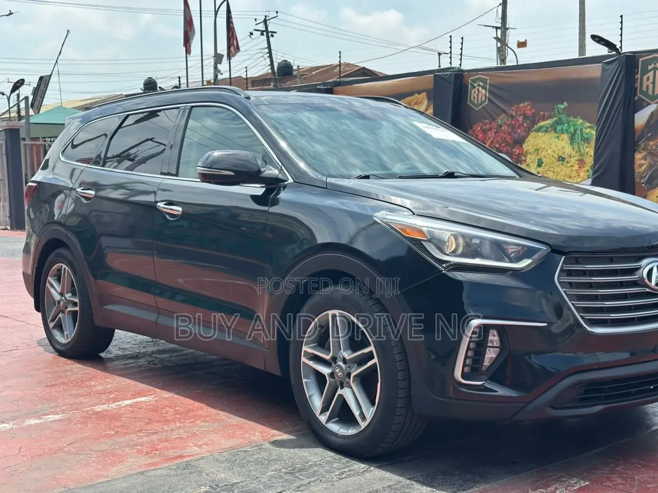 Hyundai Santa Fe Limited Ultimate AWD 2017 Black