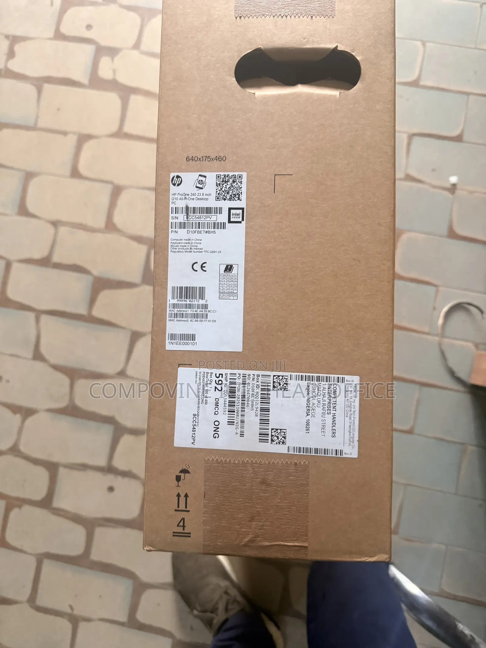 New HP ProOne 240 G10 All-in-One 8GB Intel Core Ultra 5 SSD 512GB