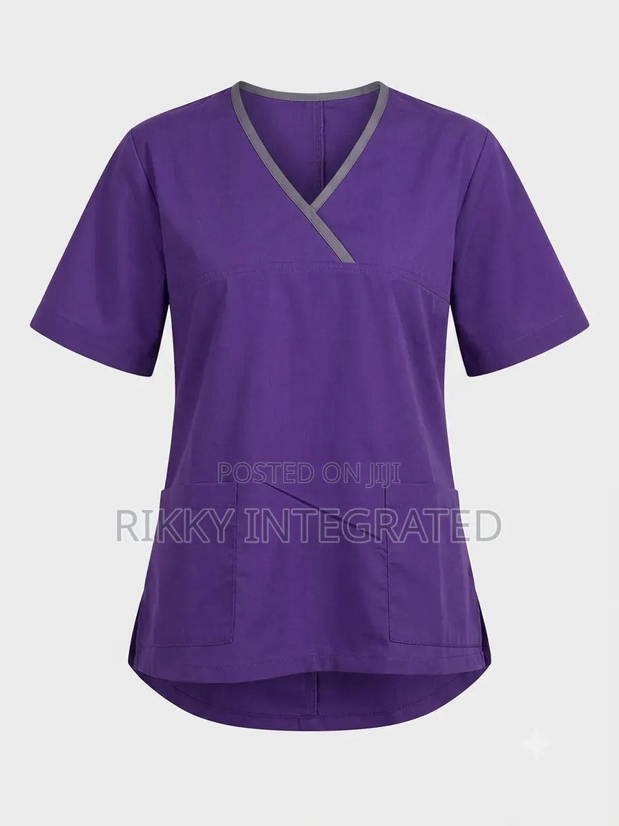 Customized Medical Scrubs With Name Logo Embroidery