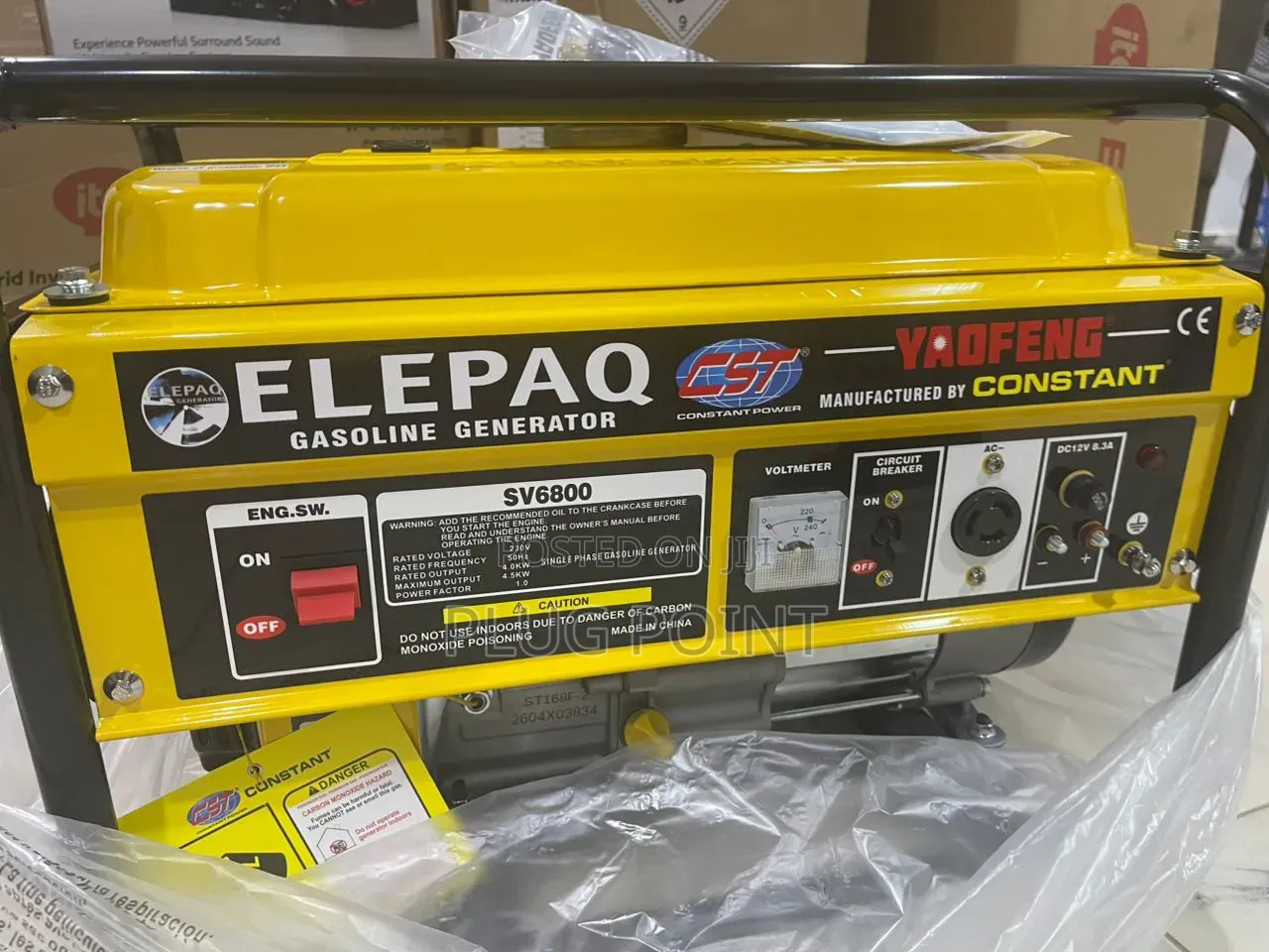 Elepaq 4.5kva Petrol Generator for Homes and Businesses