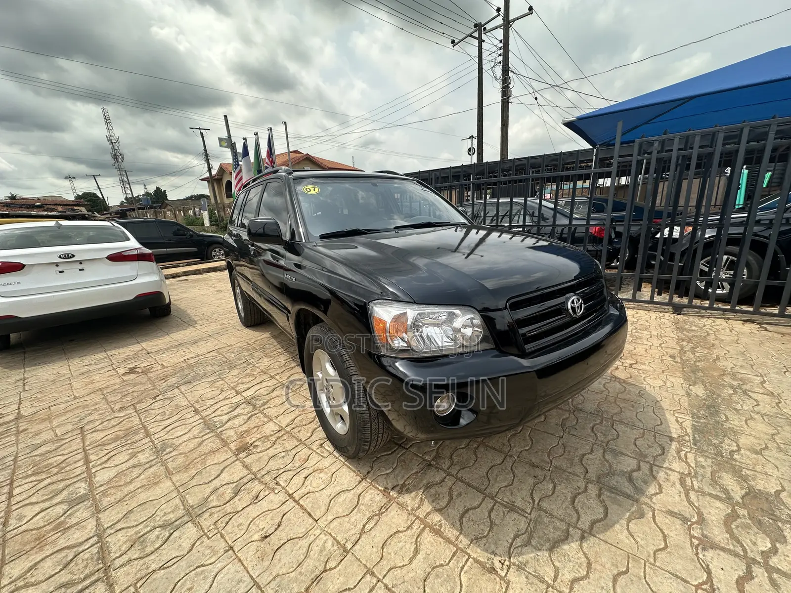 Toyota Highlander 4x4 2007 Black