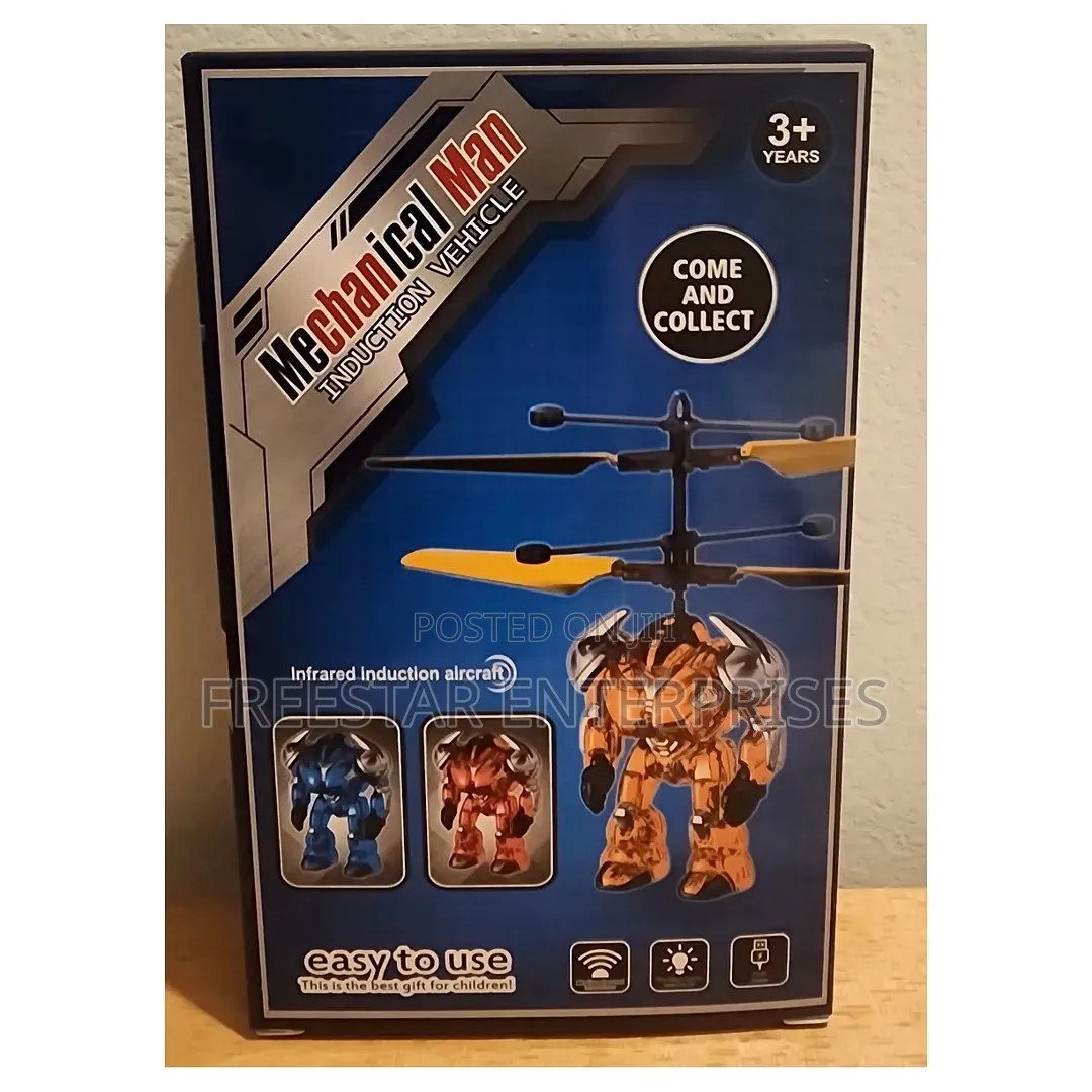 Mechanical Man Induction Vehicle. Flying Man Toy.