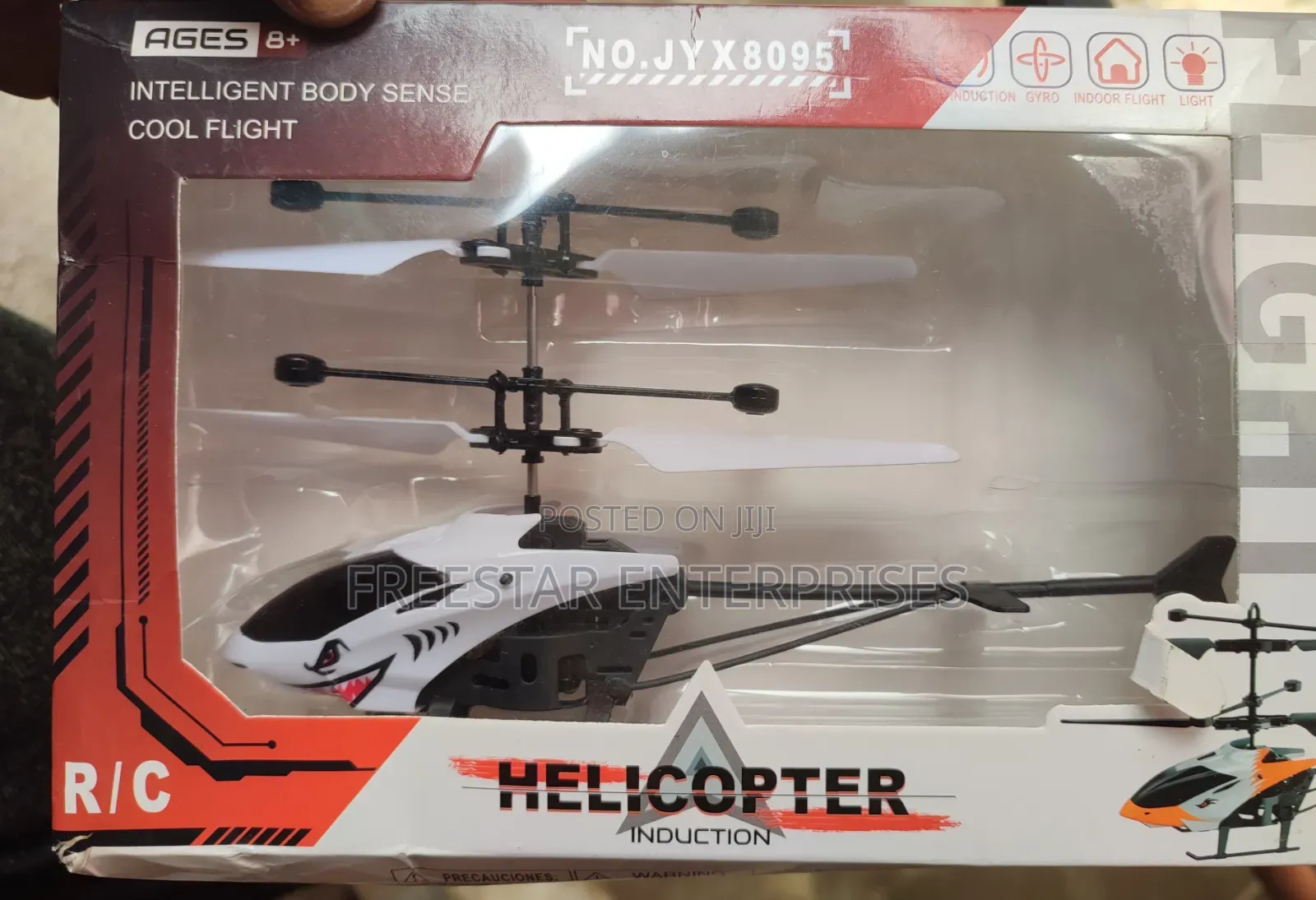 Induction Helicopter With Sensors and No Remote - Kids