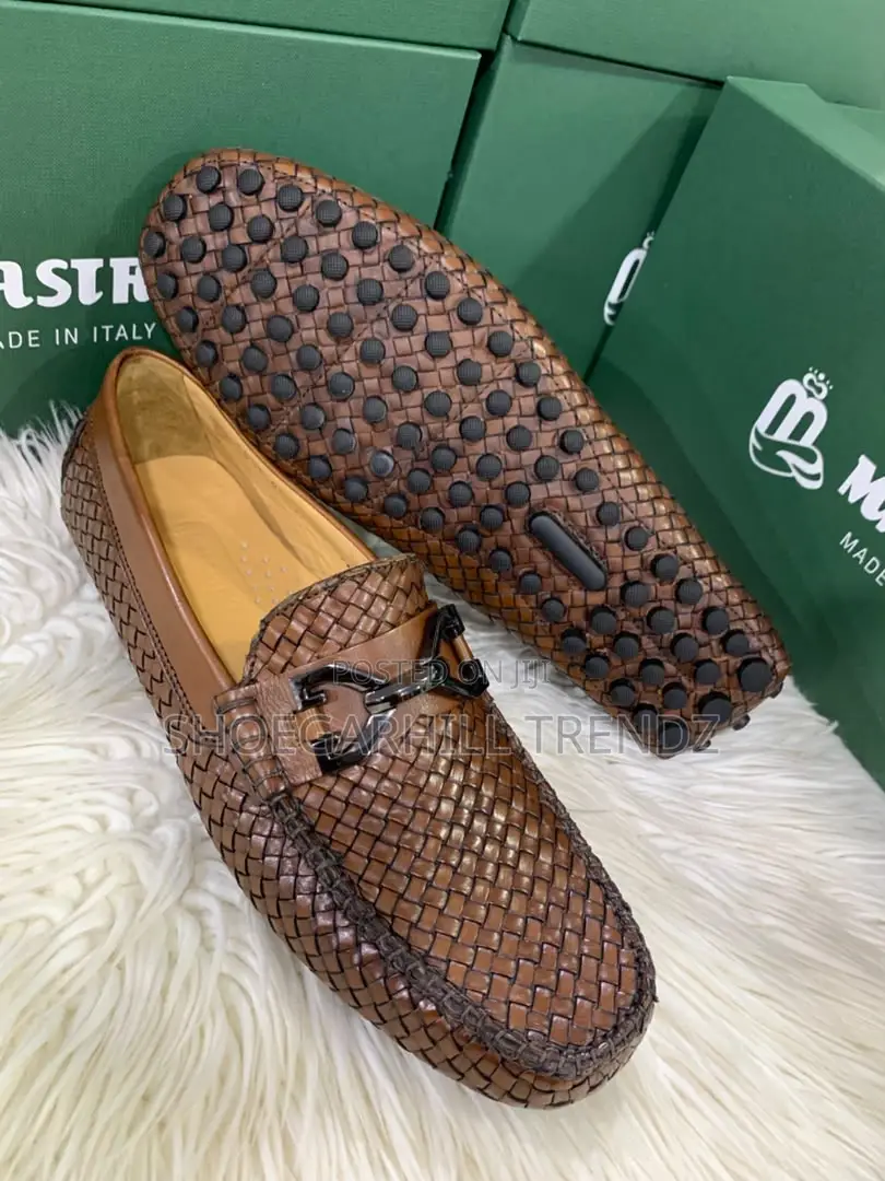 Premium Mastro Woven Driver Loafers | Luxury Comfort Timeless Style