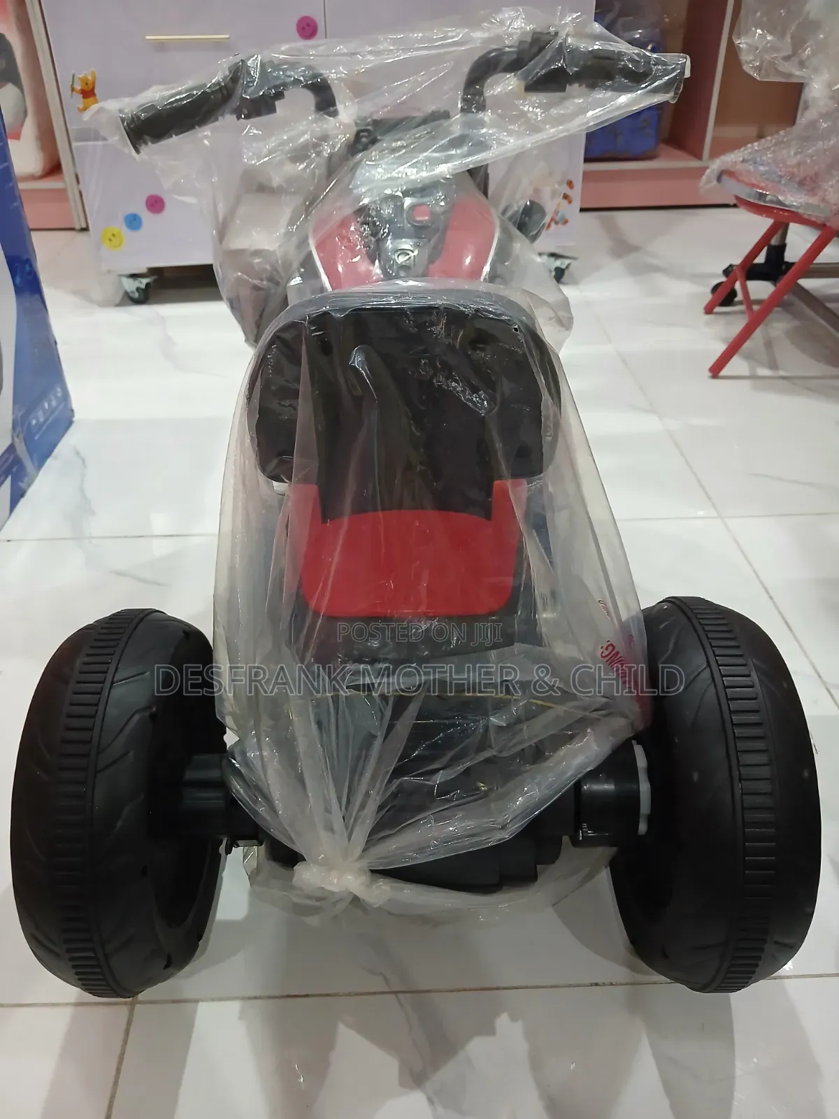 Power Bike for Children With Power on and Off
