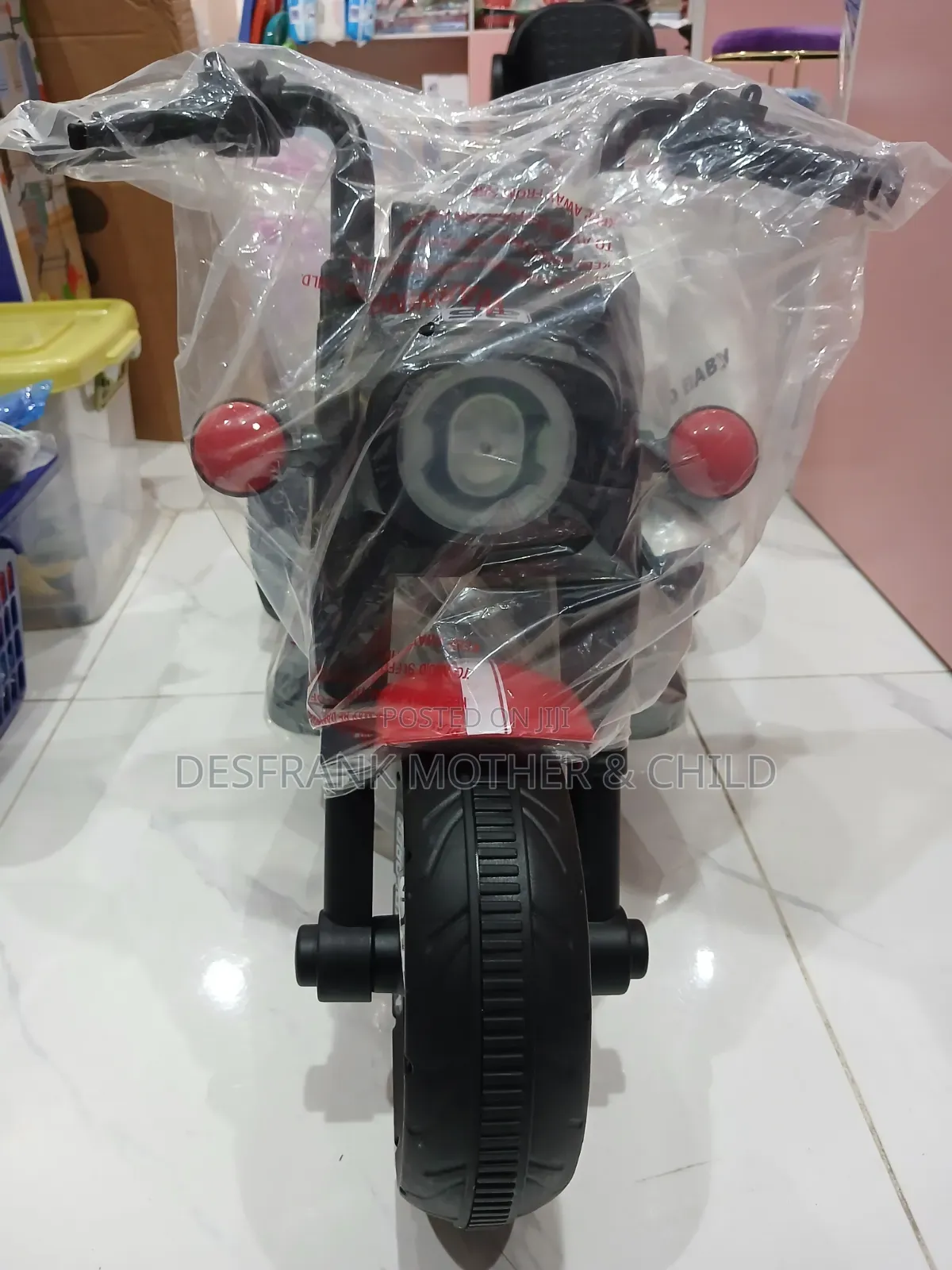 Power Bike for Children With Power on and Off