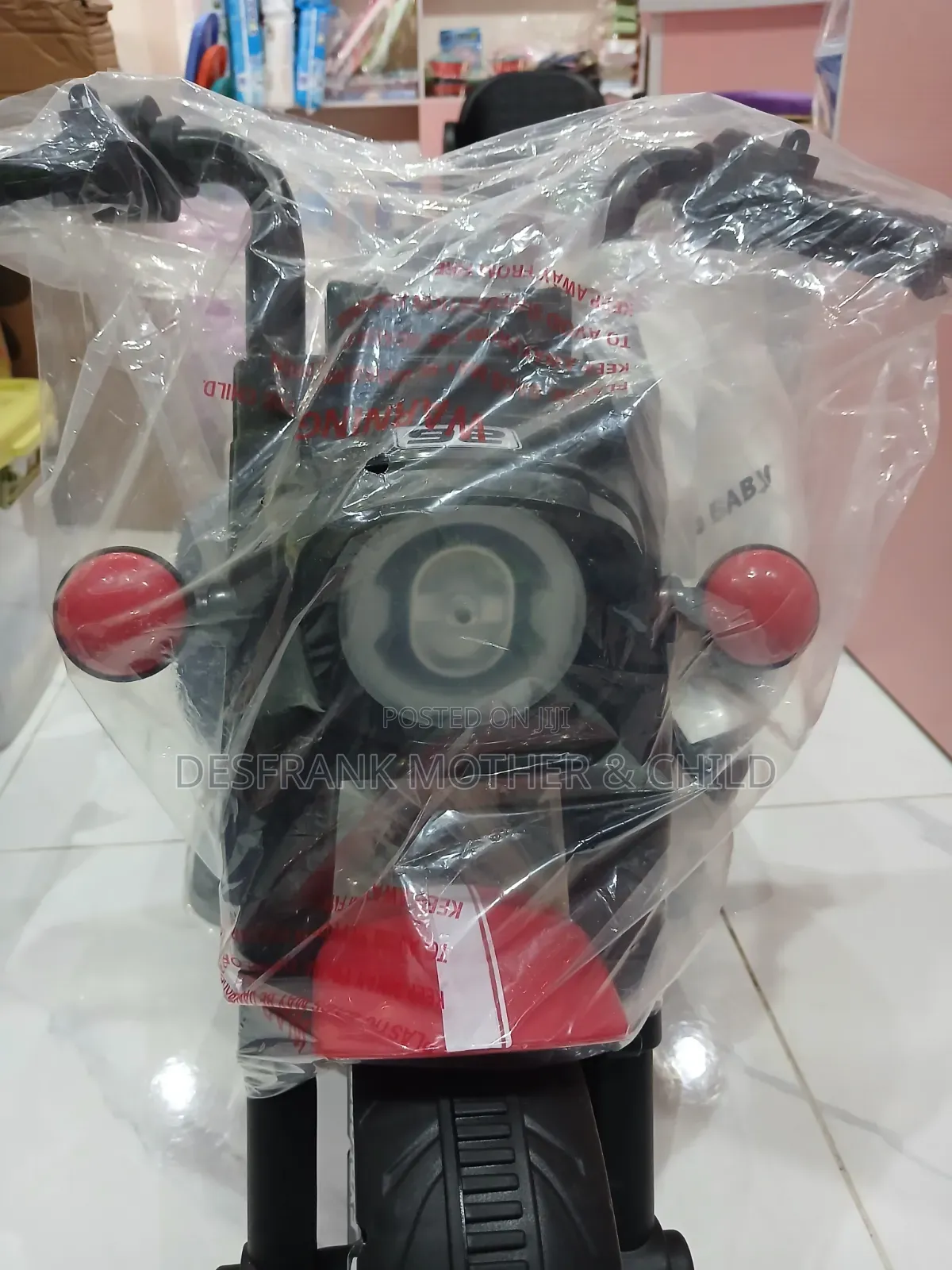 Power Bike for Children With Power on and Off