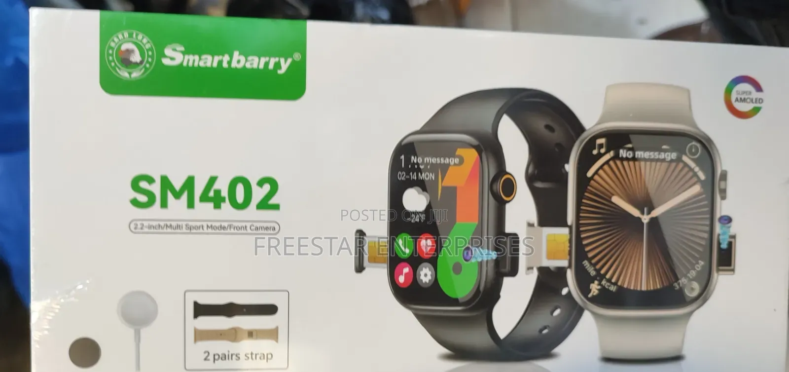 Smartbarry Sm402 Smart Watch, With Sim Card Slot.