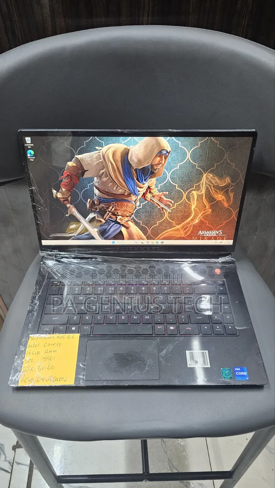 Laptop Dell Allenware M15 R5 16GB Intel Core i7 SSD 512GB