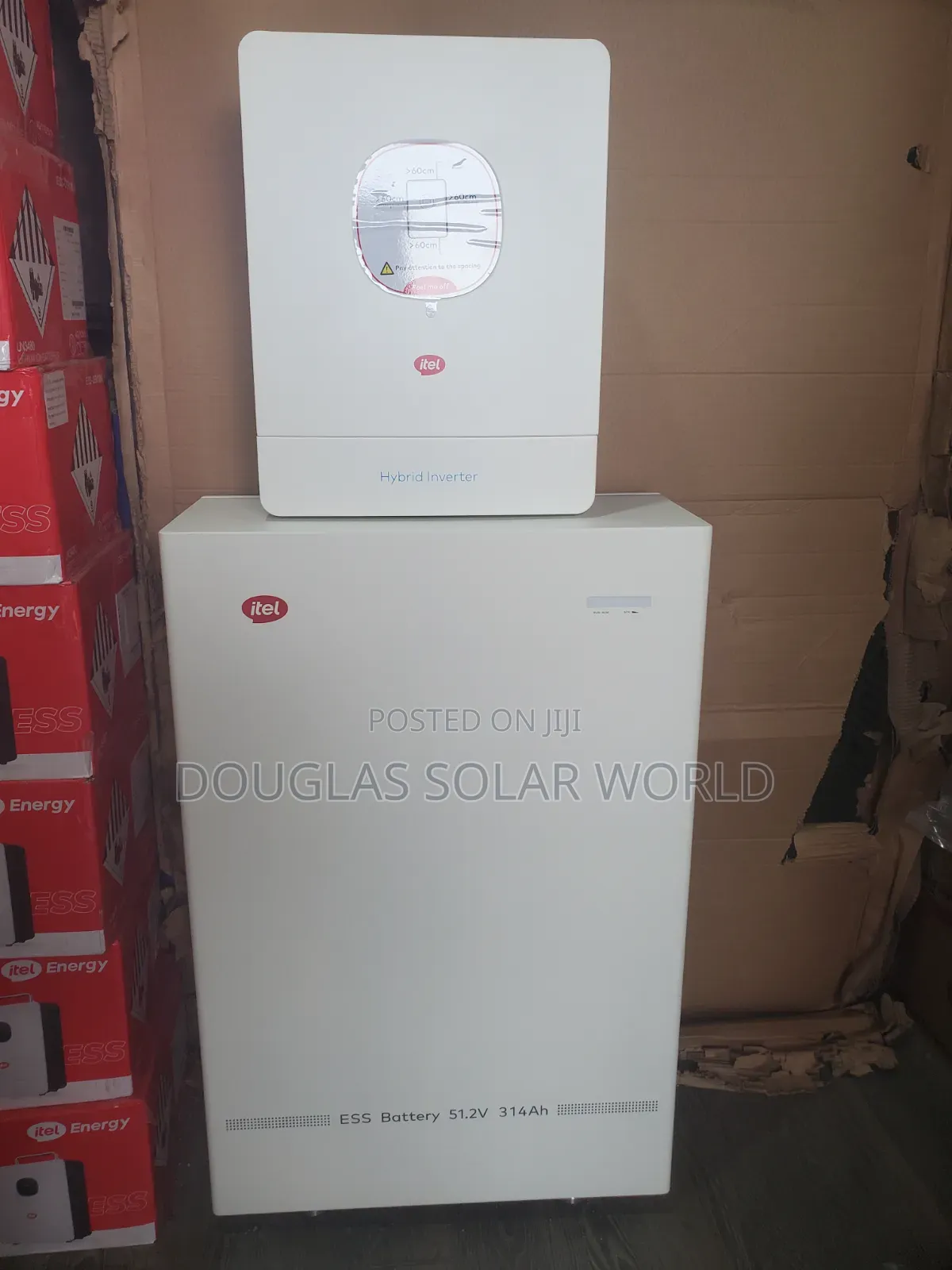 Itel 6kva Hybrid Inverter/16.Kwh Lithium Battery 48v Solar System