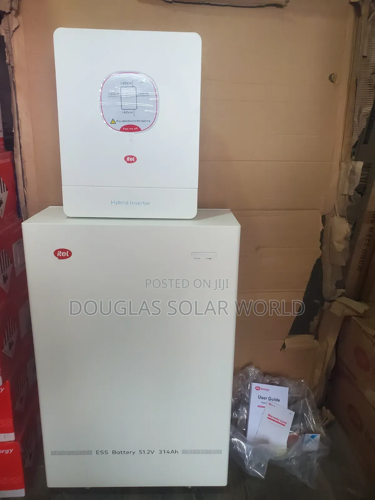 Itel 6kva Hybrid Inverter/16.Kwh Lithium Battery 48v Solar System