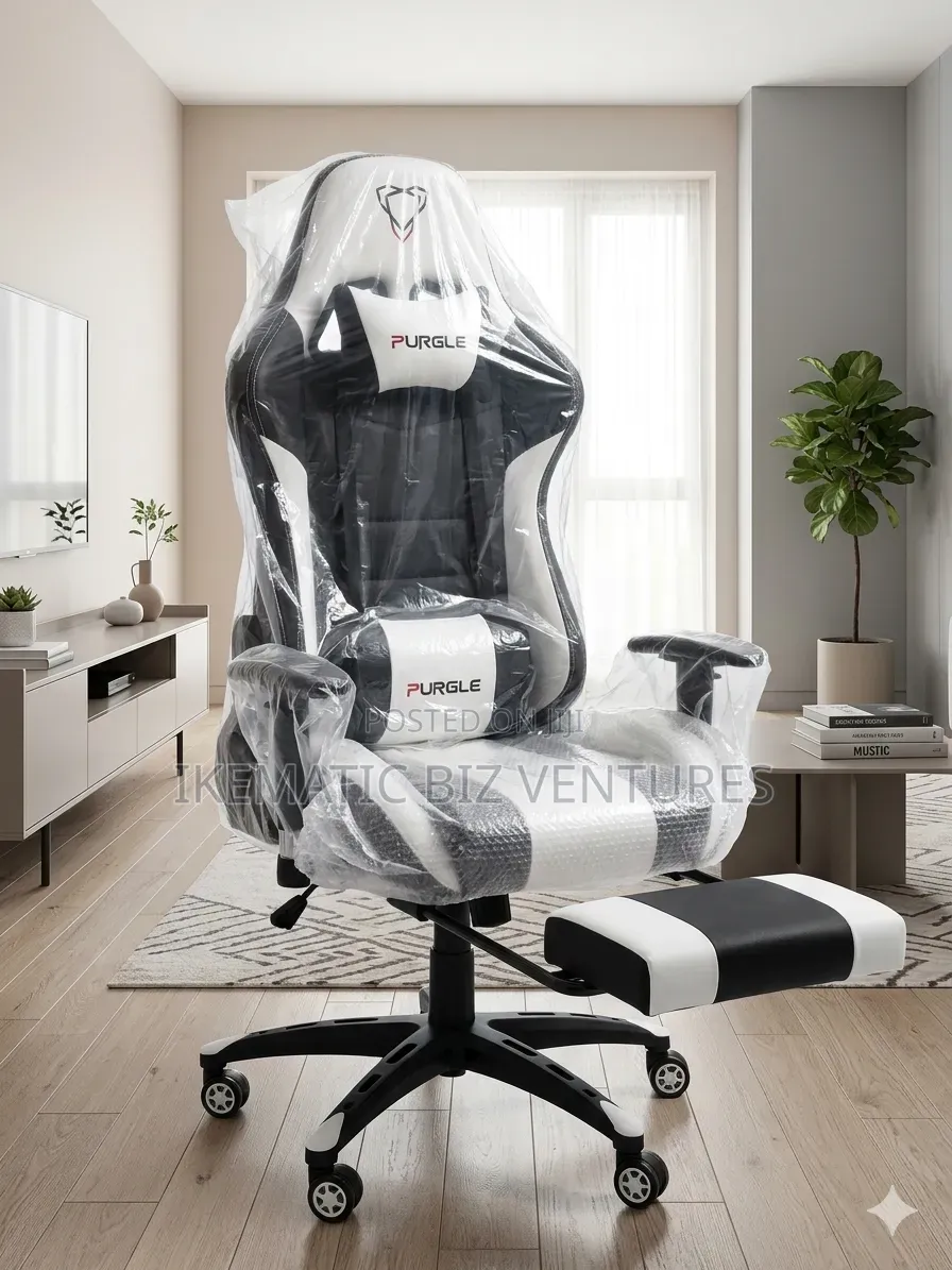 Black and White Gaming Chair