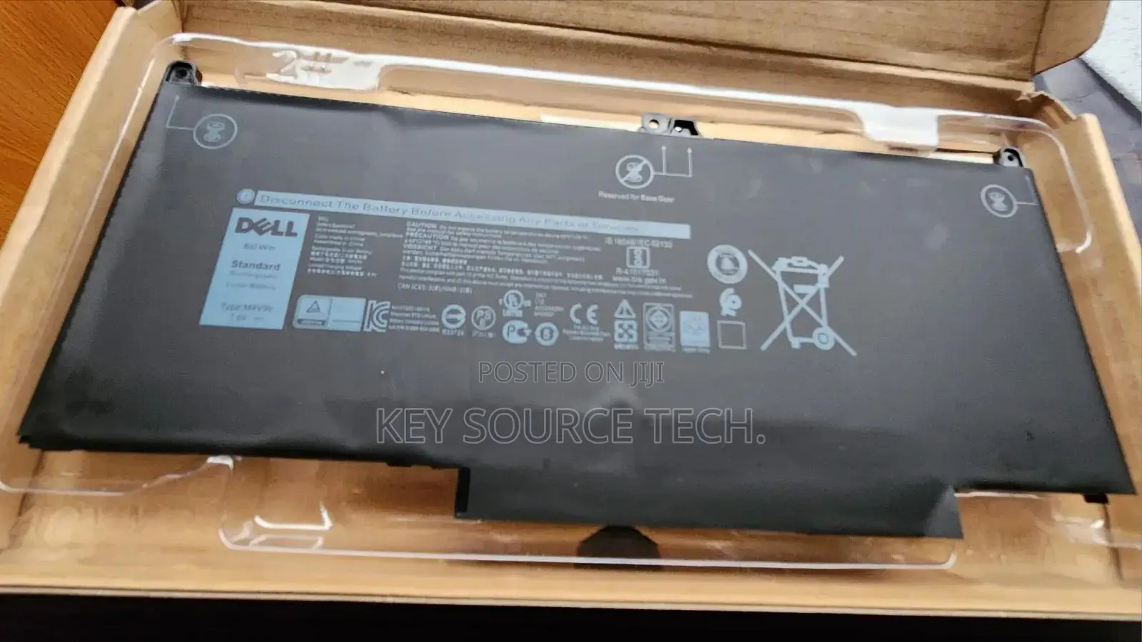 Battery for Inspiron 7300 7306 2-N-1 Black Series P96g P97g 60wh Mxv9v