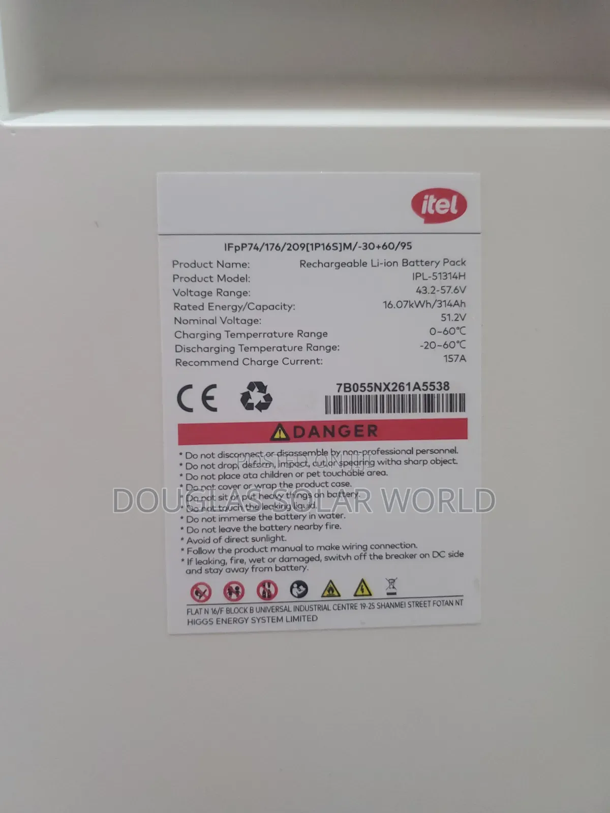 Itel 6kva/16.07kwh All-in-One Solar System (Solar Solution)