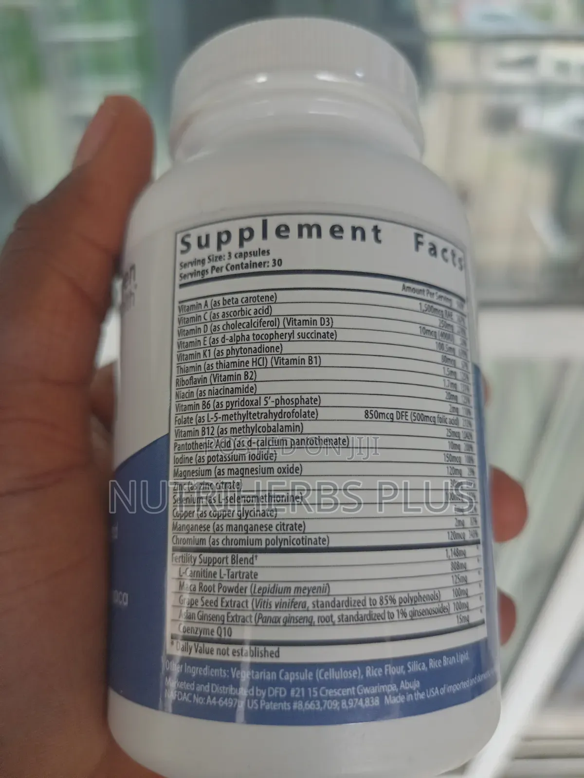 Fairhaven Health Fertilaid Multivitamin Capsules:Fertility Aid for Men