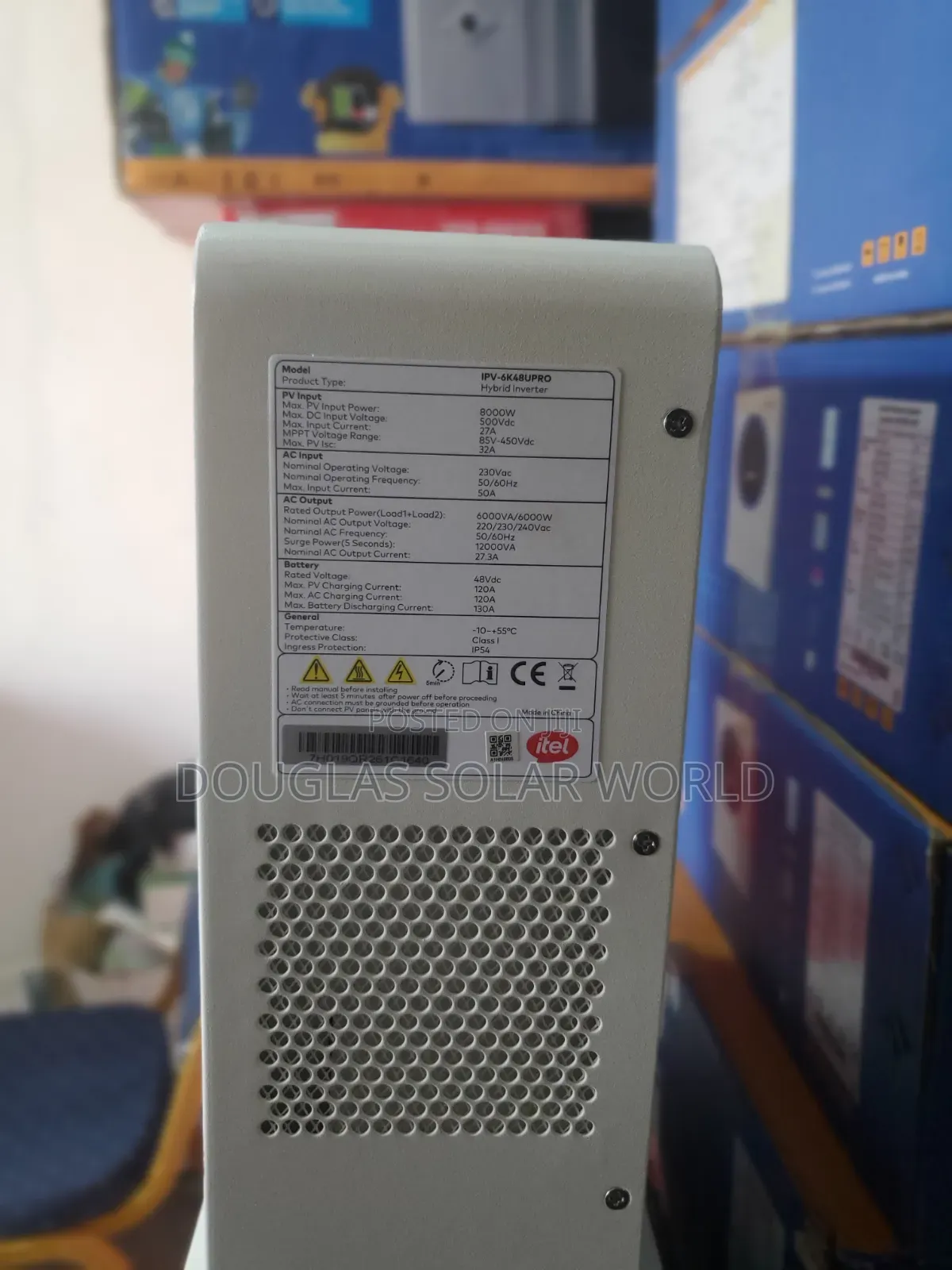 Itel Energy 6kw/16kwh All-in-One Solar System (Solar Solution)