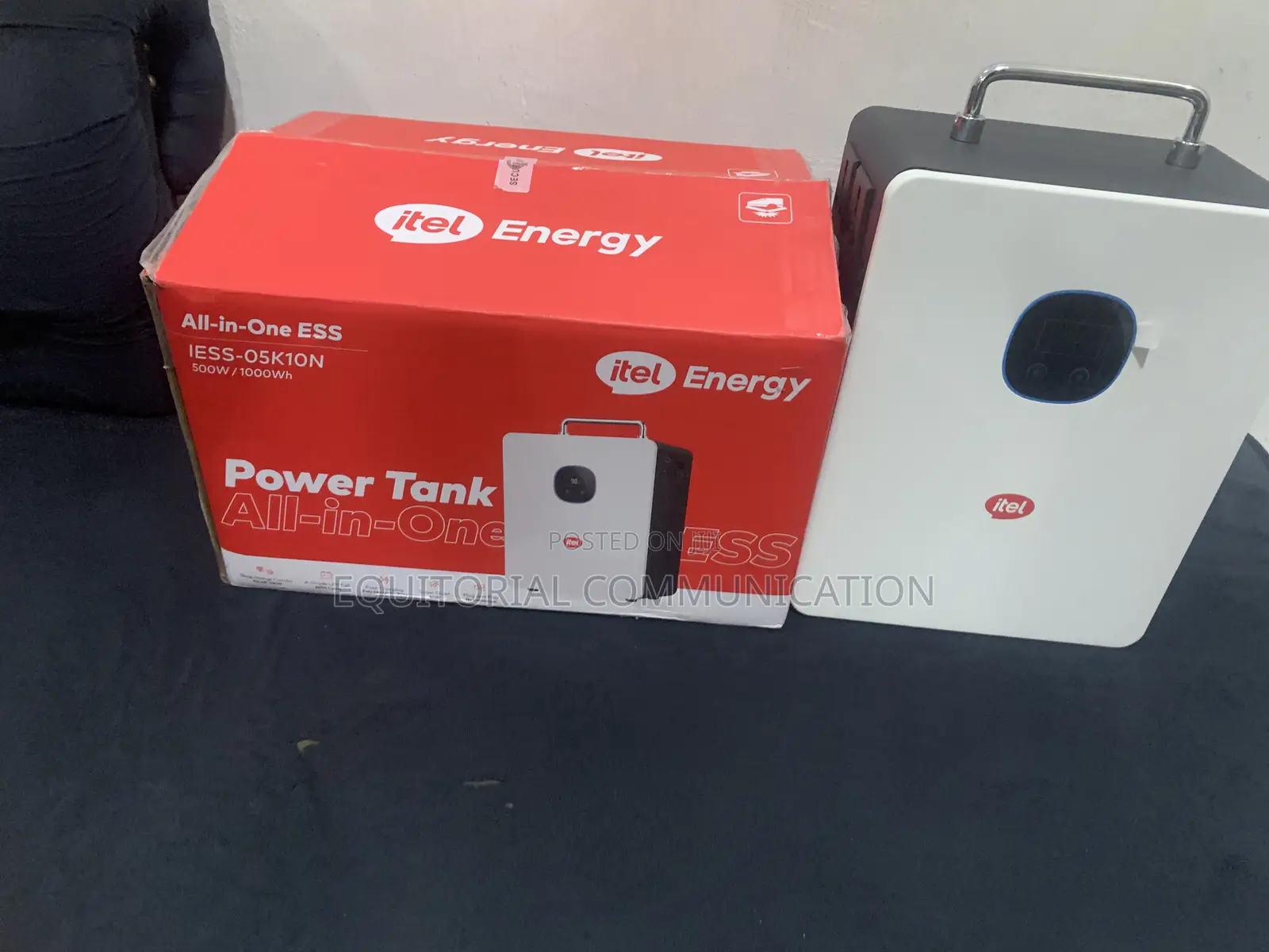 Itel Powertank 500w Generator With Durable Lifepo4 Battery and Smart C