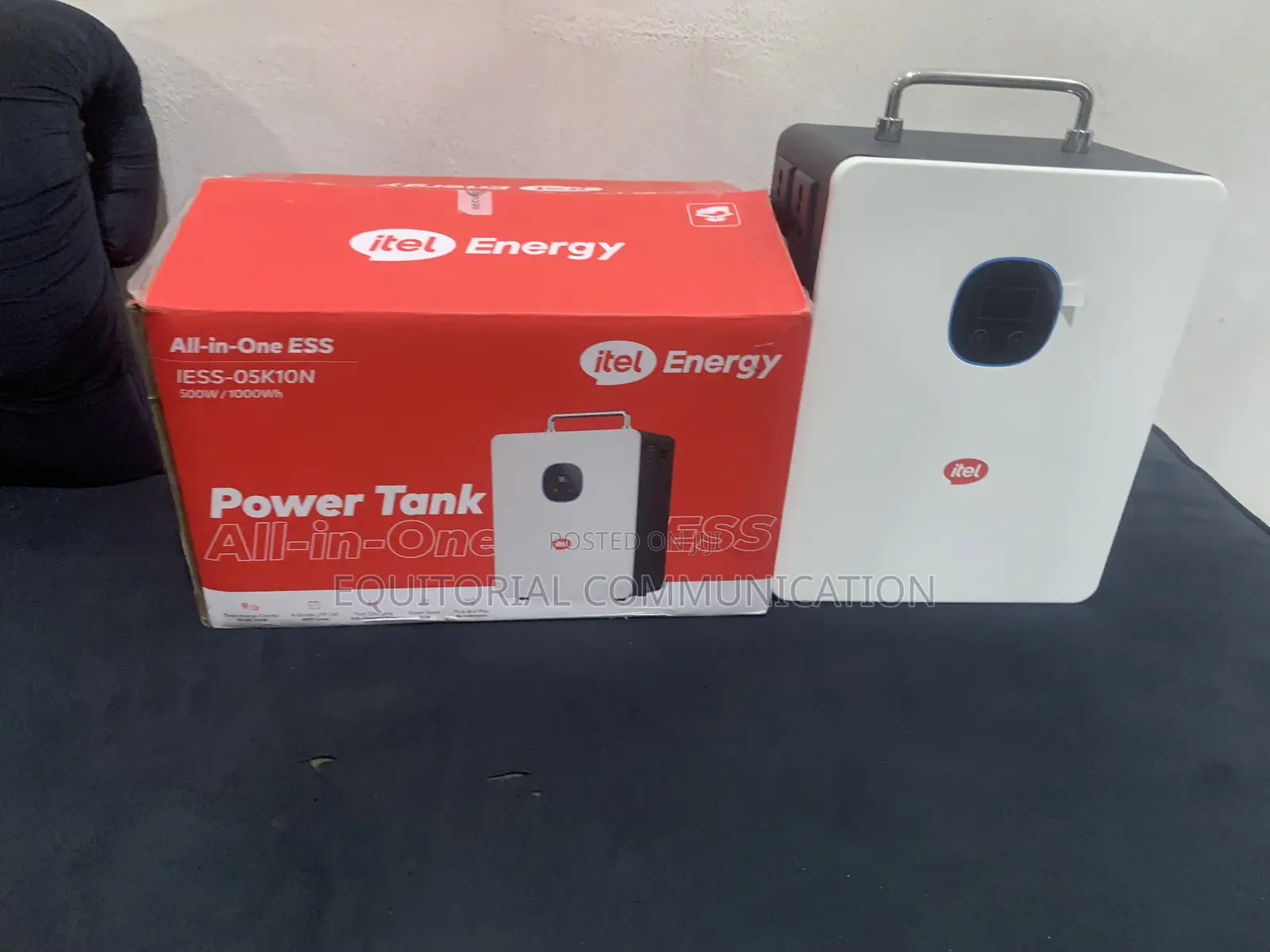 Itel Iess-05k10n Portable Solar Generator With Efficient Solar Energy