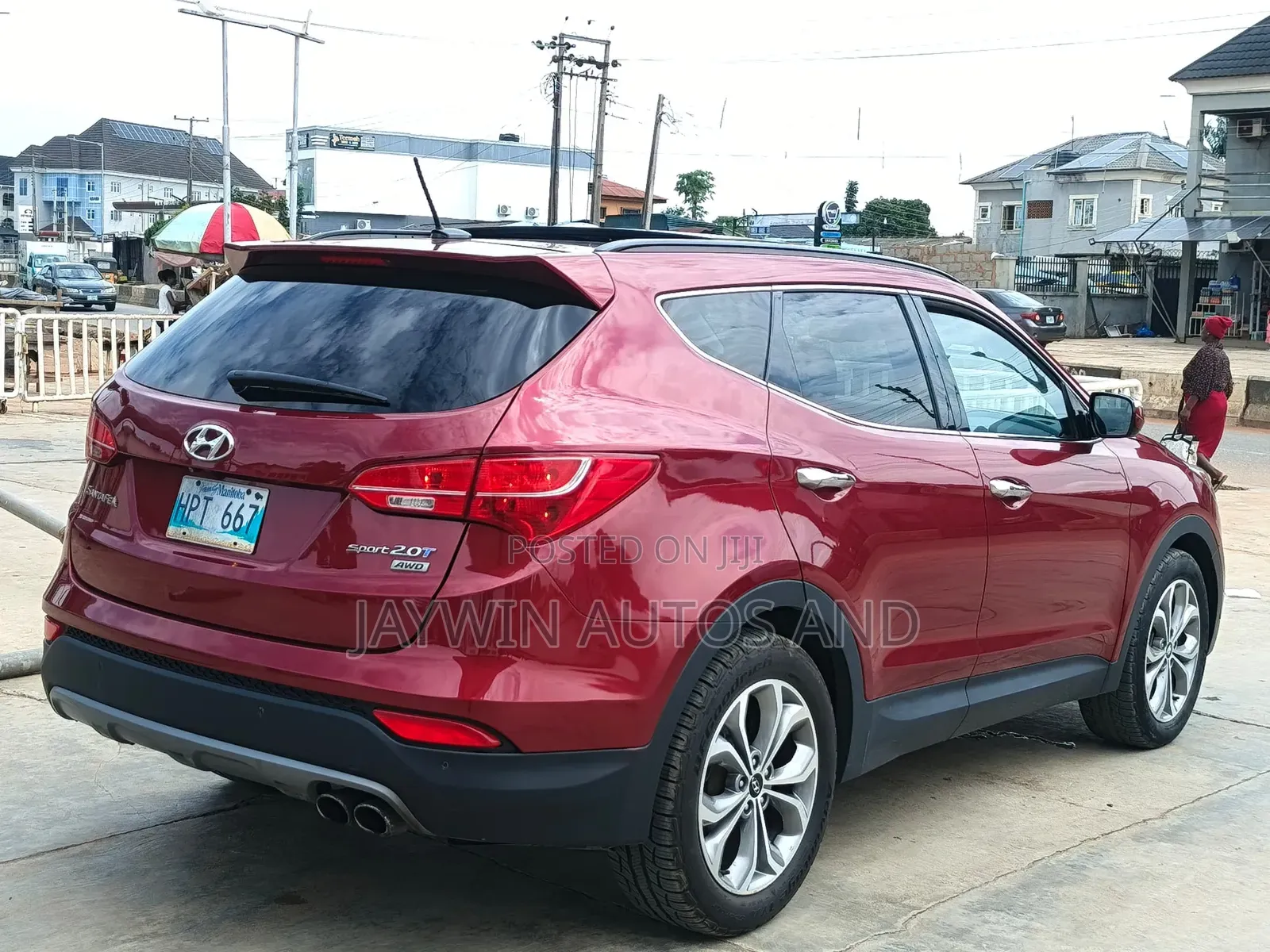 Hyundai Santa Fe 2014 Burgundy