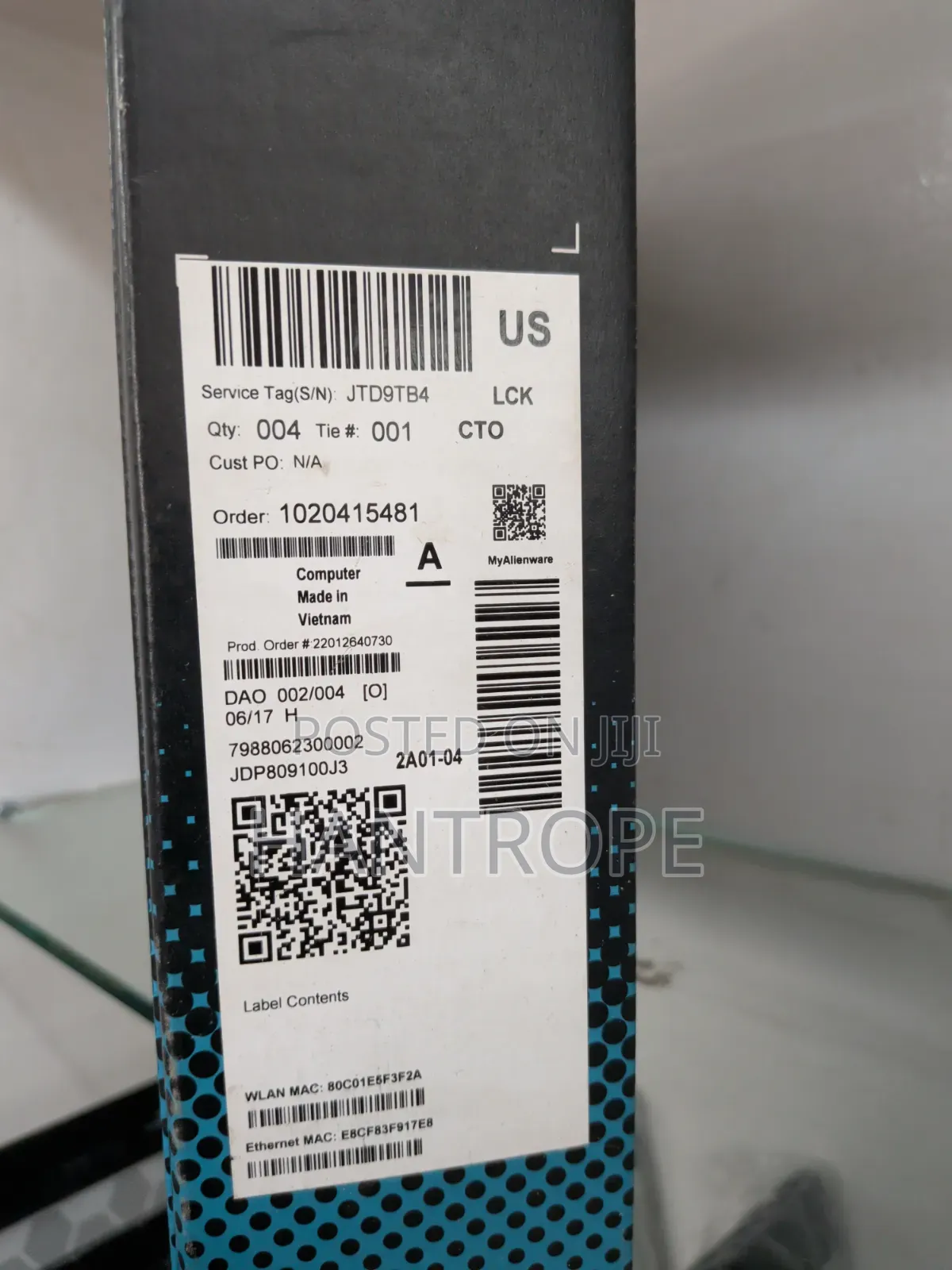 New Laptop Alienware 18 Area-51 64GB Intel Core Ultra 9 SSD 4T