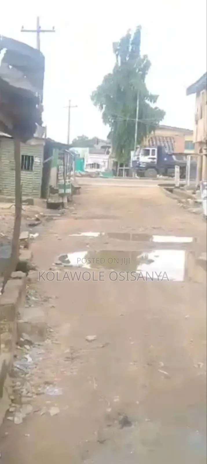Commercial Quarter Plot Measuring 20ft By 120ft On Ikotun Igando Rd