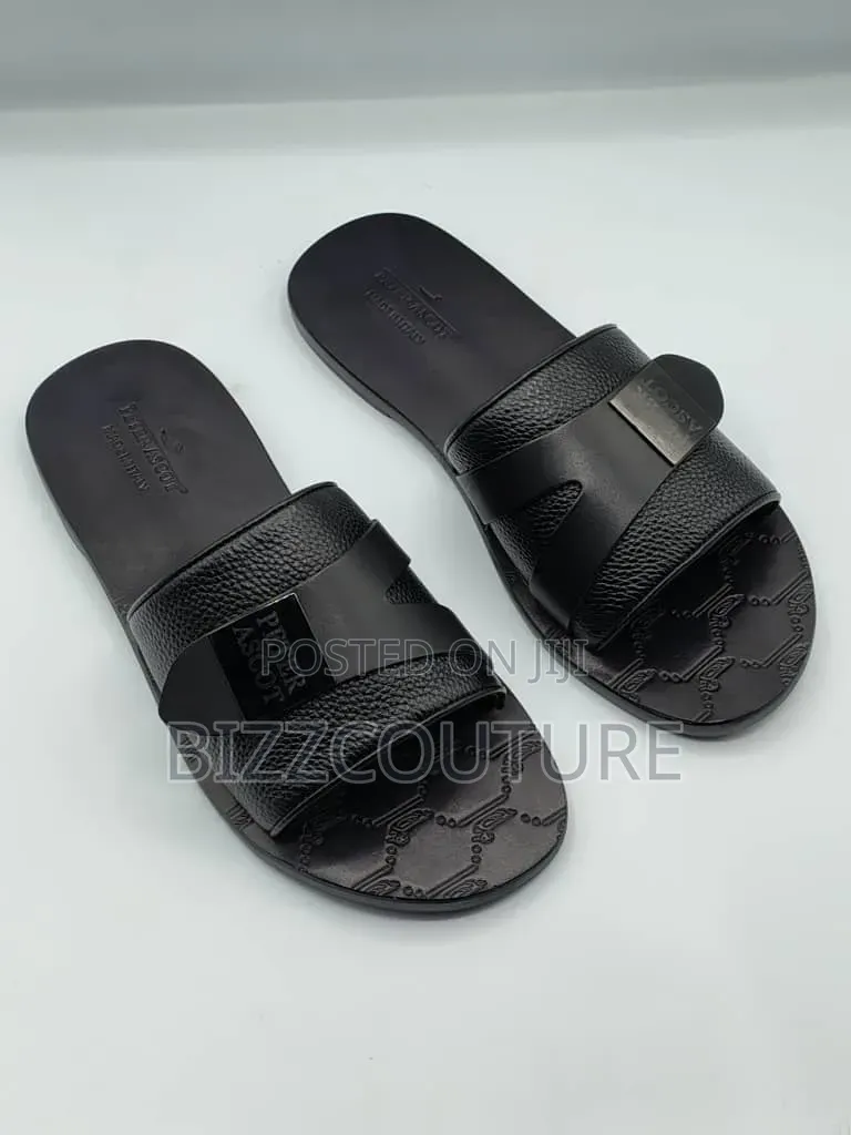 Original Italian Peter Ascot Leather Slippers Available in Store