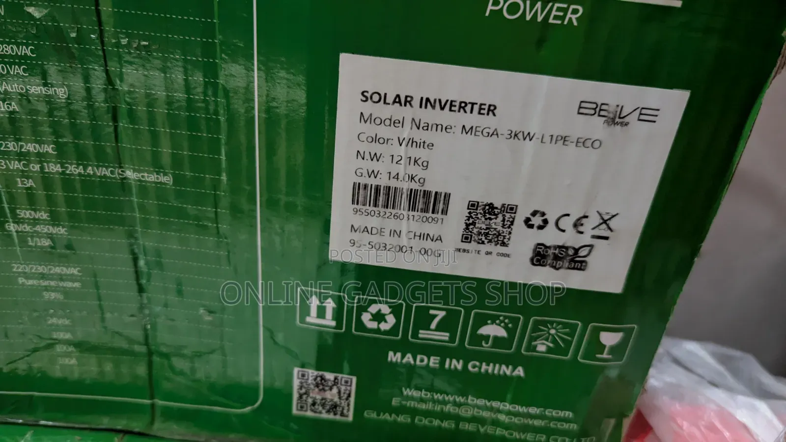 Beve 3000w 24v Hybrid Solar Inverter