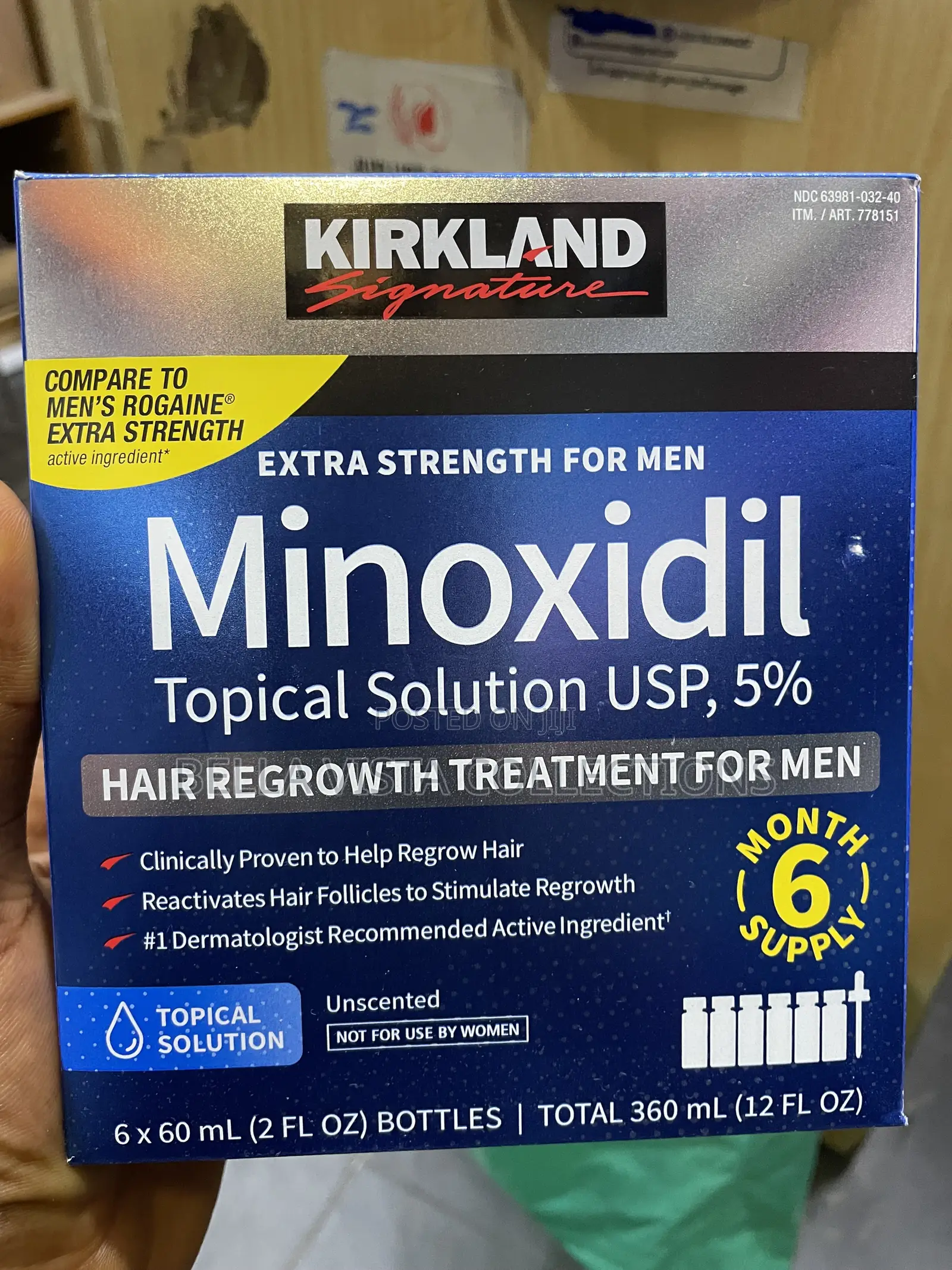 Pack Of Minoxidil (Hair Growth Solution)(6pcs)