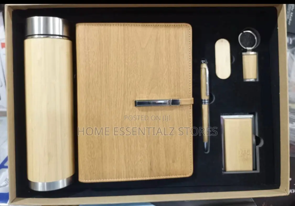 Bamboo Executive Gift Set - 6 in 1 Corporate Souvenir Box