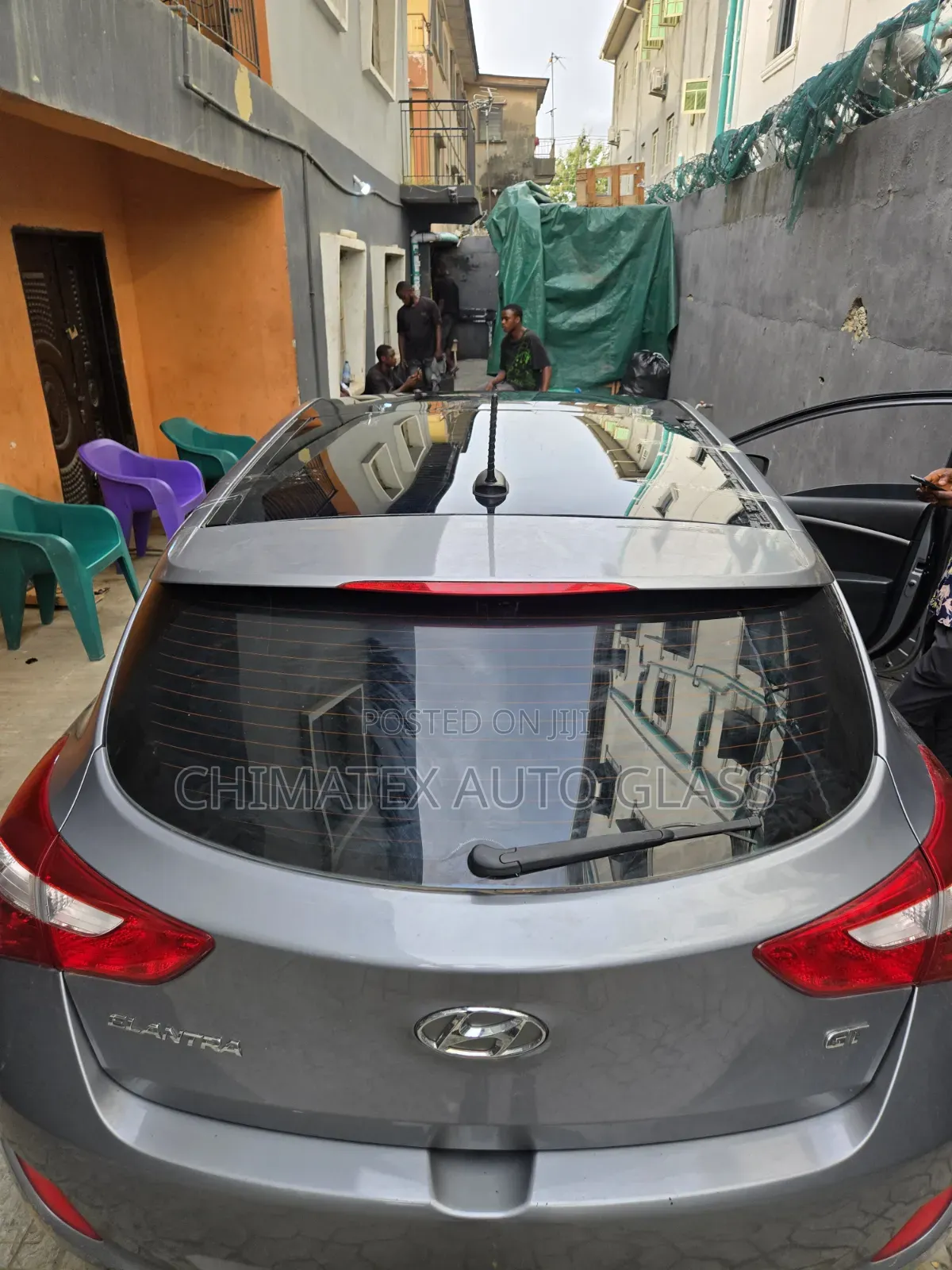 Hyundai Elentra Gt 2016 Panoramic Roof Glass Installed at Chimatex