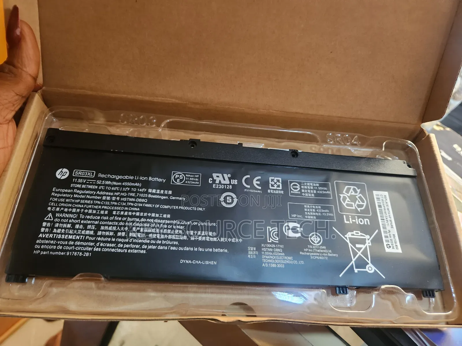 Sr03xl Battery for Hp Envy X360 15-Cn0000 15-Cn0003ng 15-Cp0000 15-Cp0