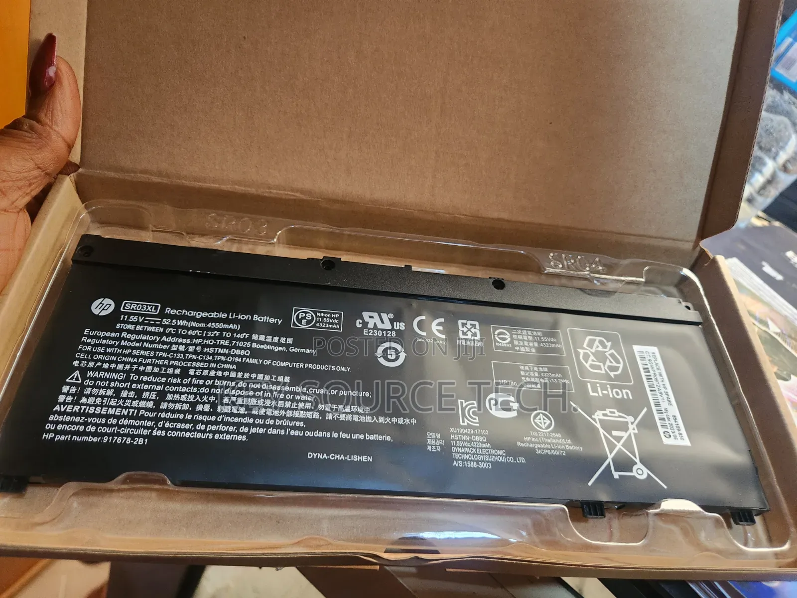 Sr03xl Battery for Hp Envy X360 15-Cn0000 15-Cn0003ng 15-Cp0000 15-Cp0