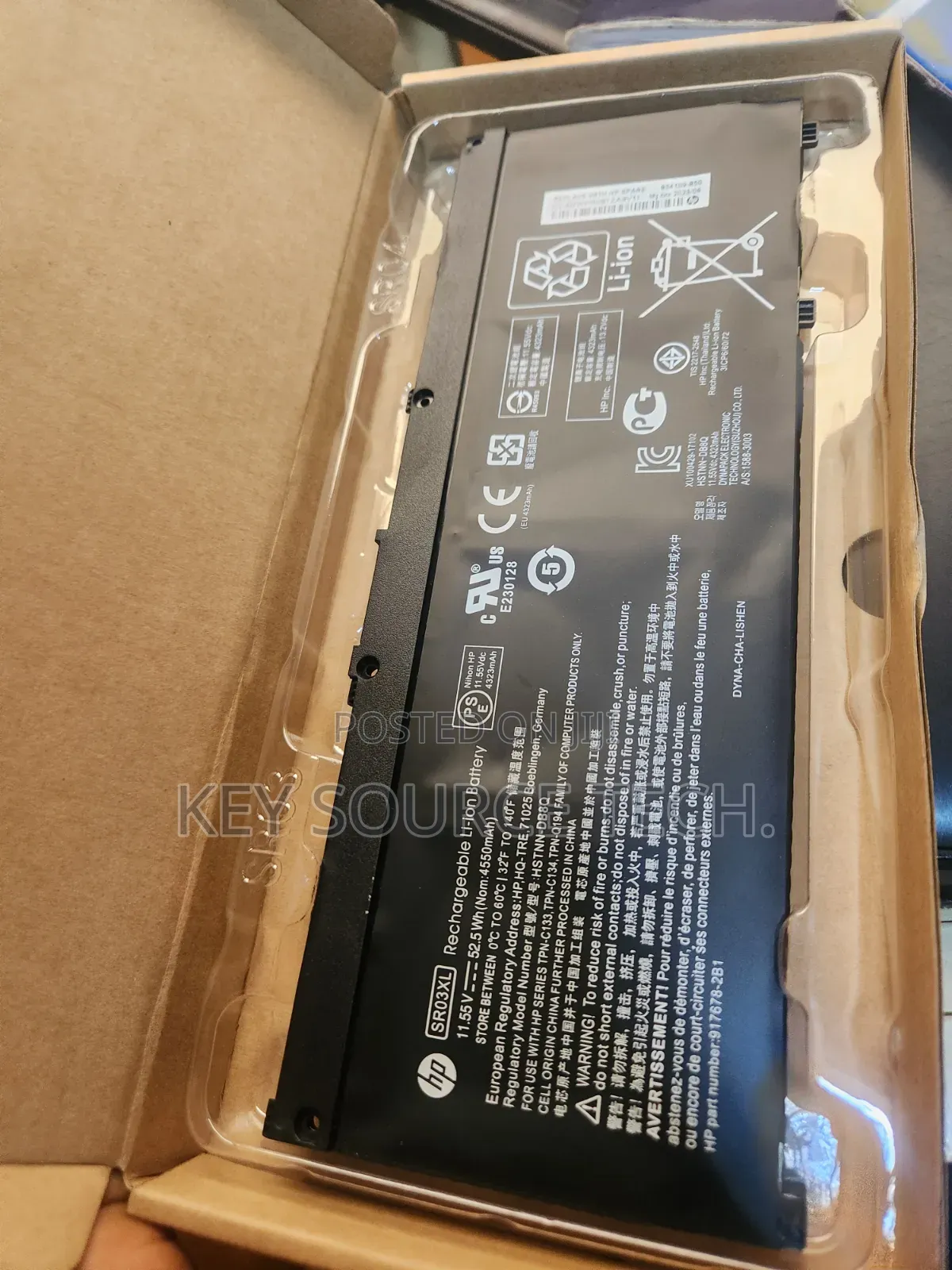 Battery Pavilion for Gaming 15-Cx0000 15-Cx0056wm 15-Cx0xxx 15-Cx0027t