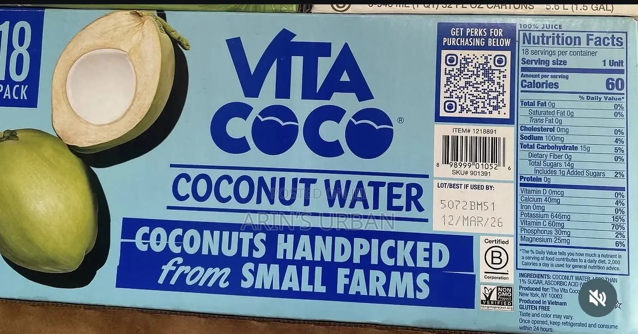 Vitacoco Coconut Water