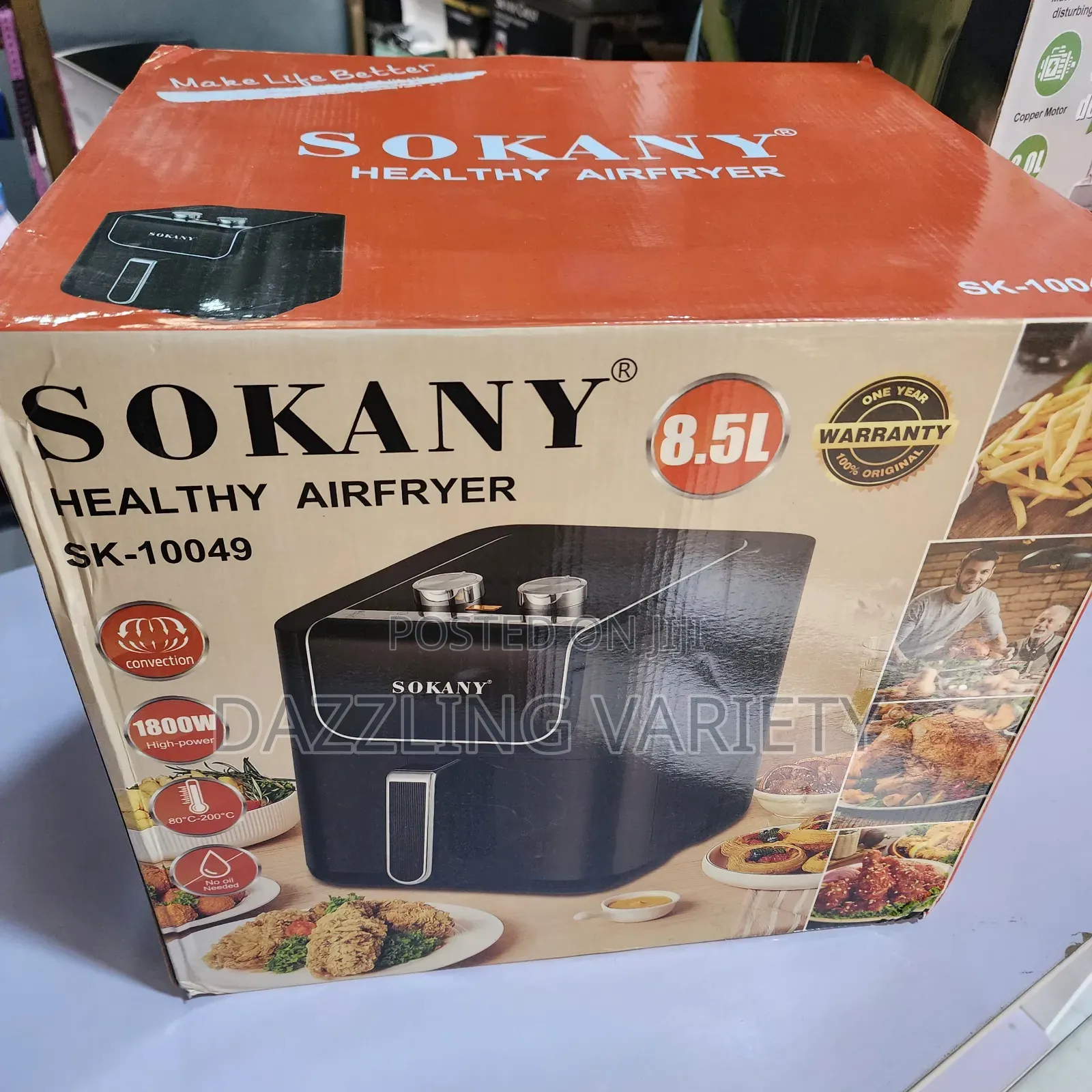 Sokany 8.5litres Healthy Air Fryer