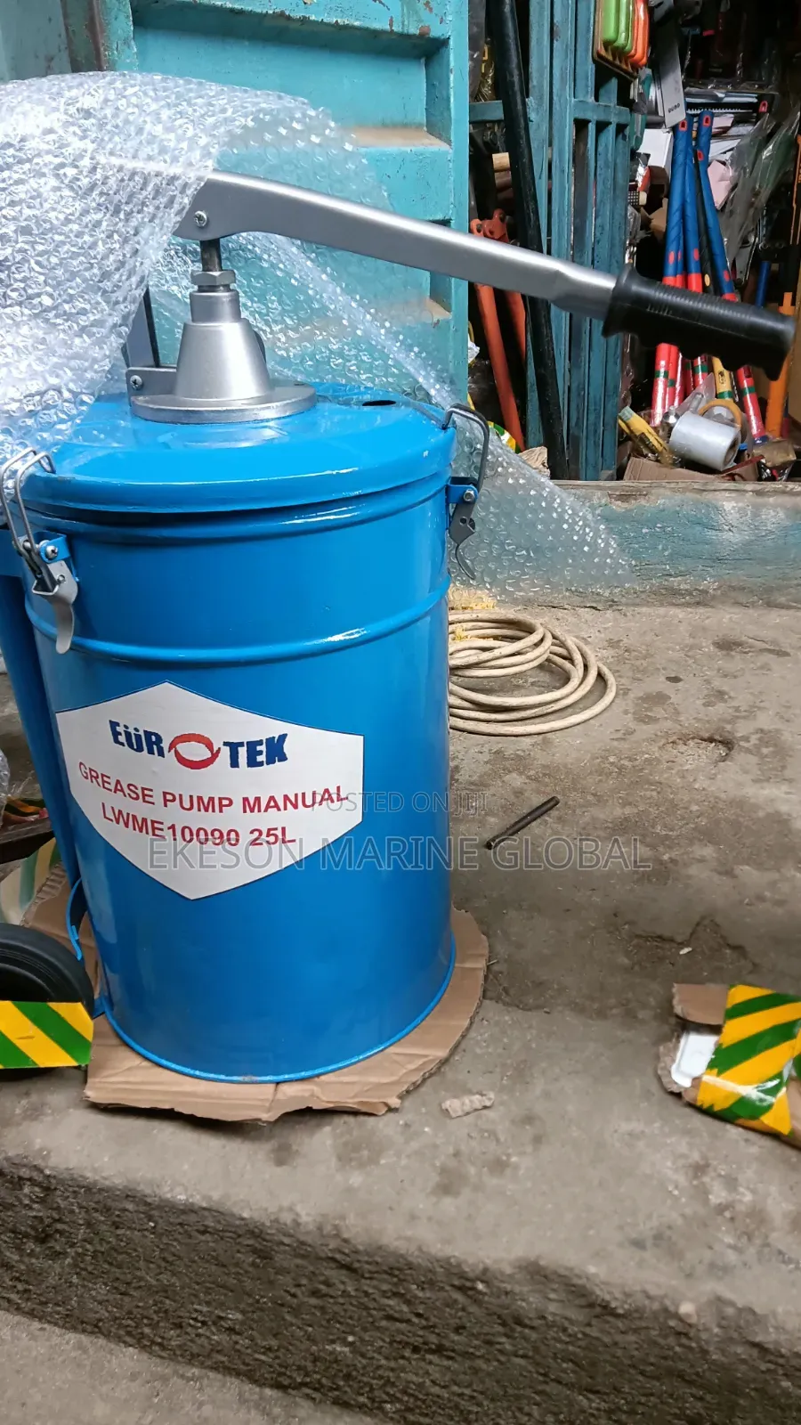 Grease Bucket/Pump 25l