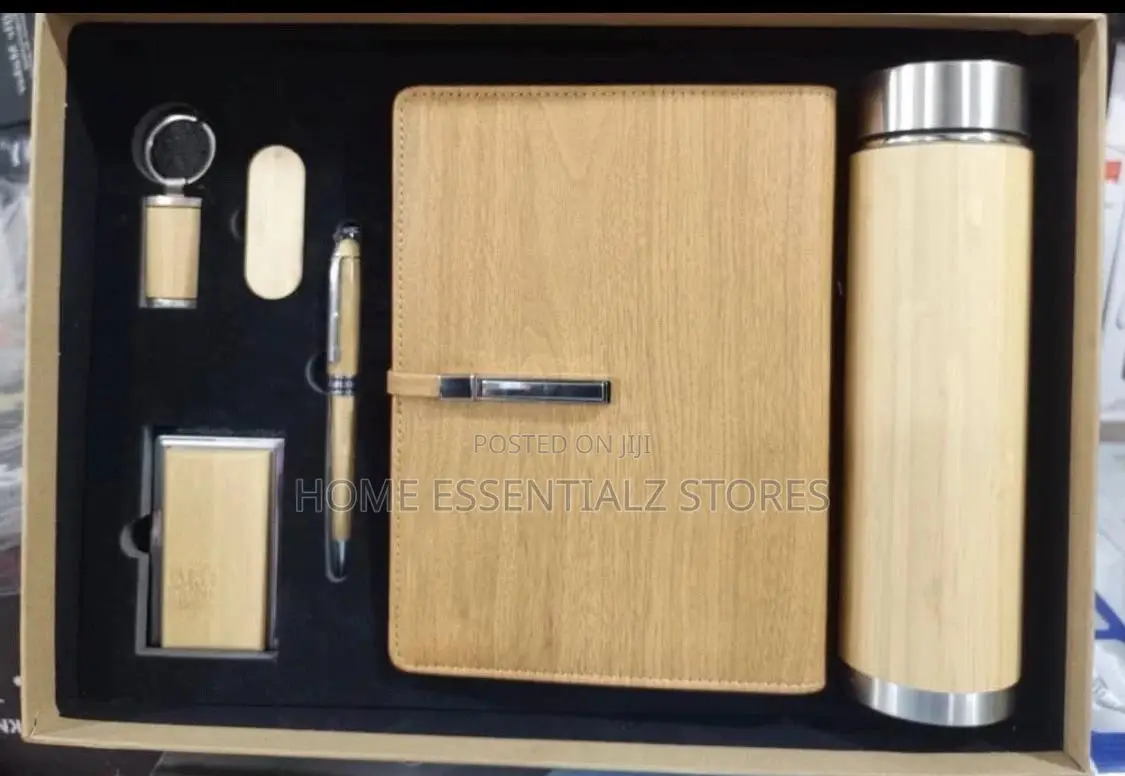 Bamboo Executive Gift Set - 6 in 1 Corporate Souvenir Box