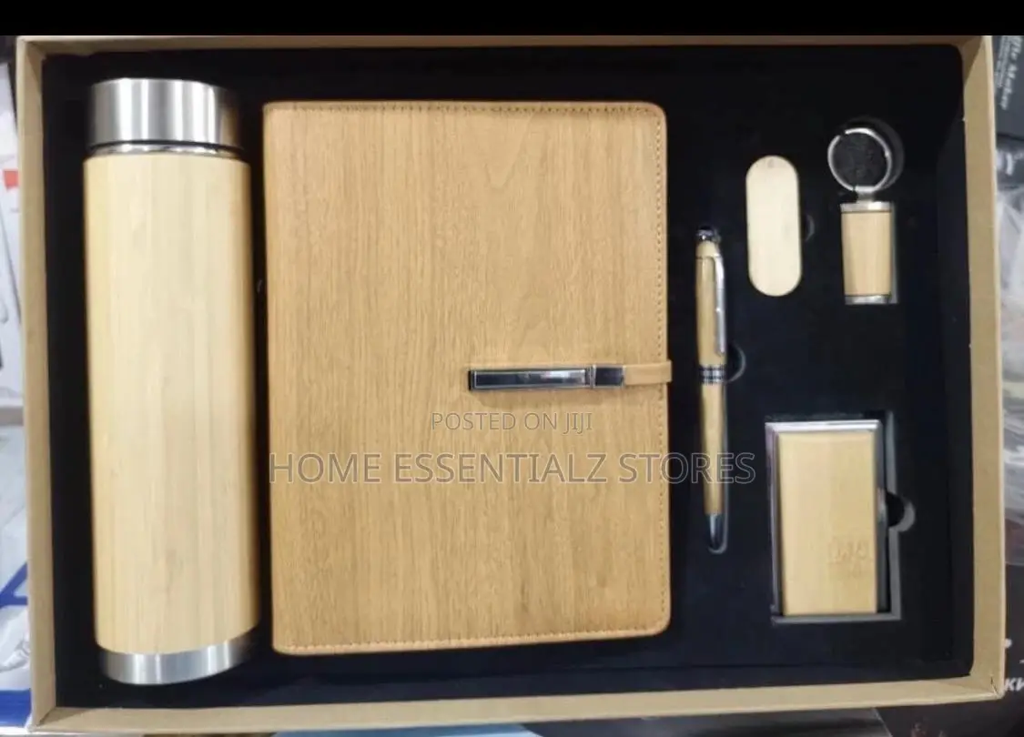 Bamboo Executive Gift Set - 6 in 1 Corporate Souvenir Box