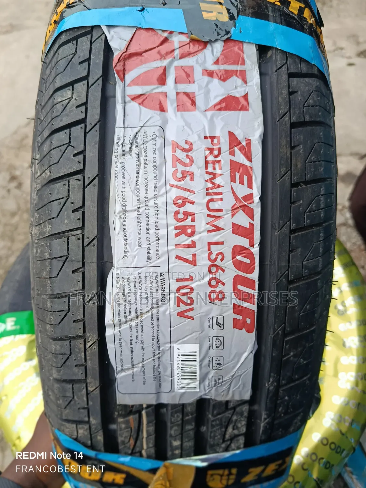 225/65r17 Zextour Tire
