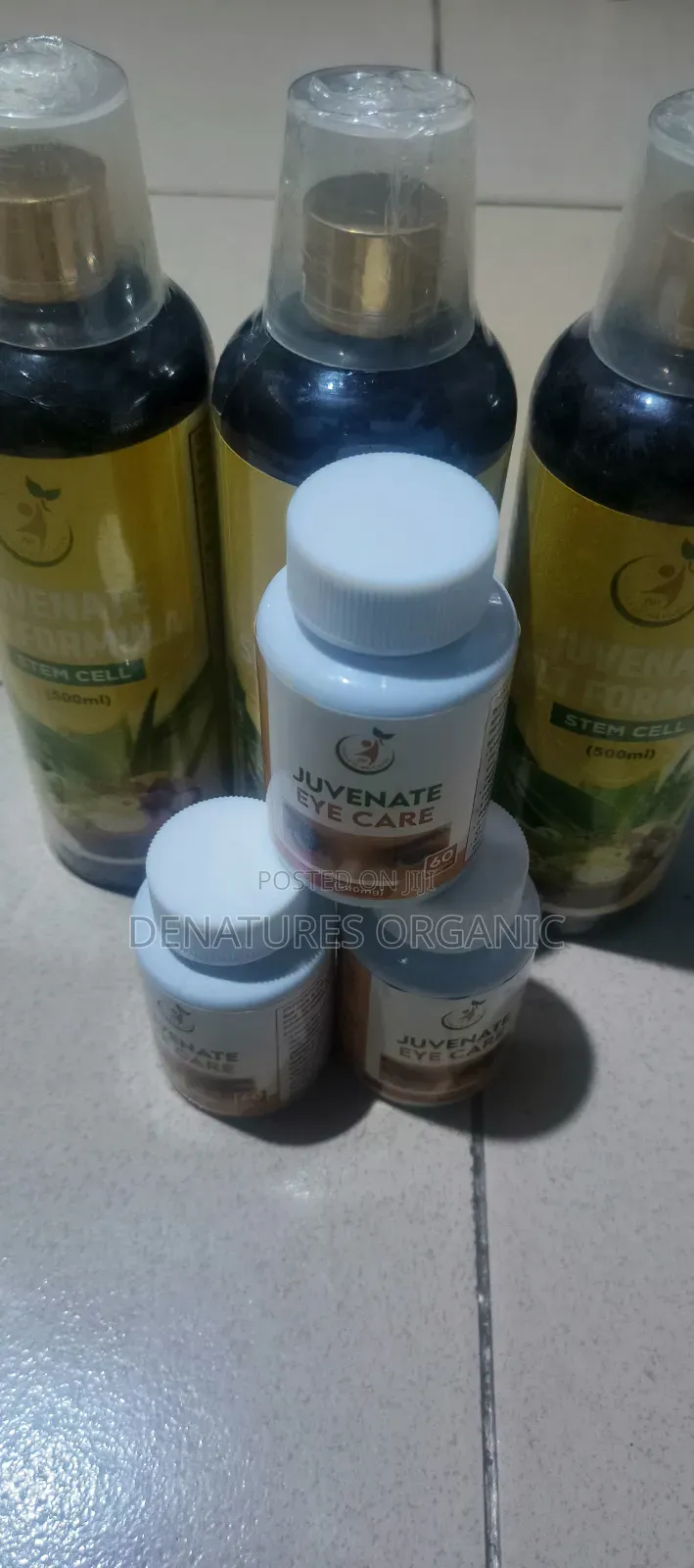 Juvenate Stemcell SLT Formula and Juvenate Eye Care Combo