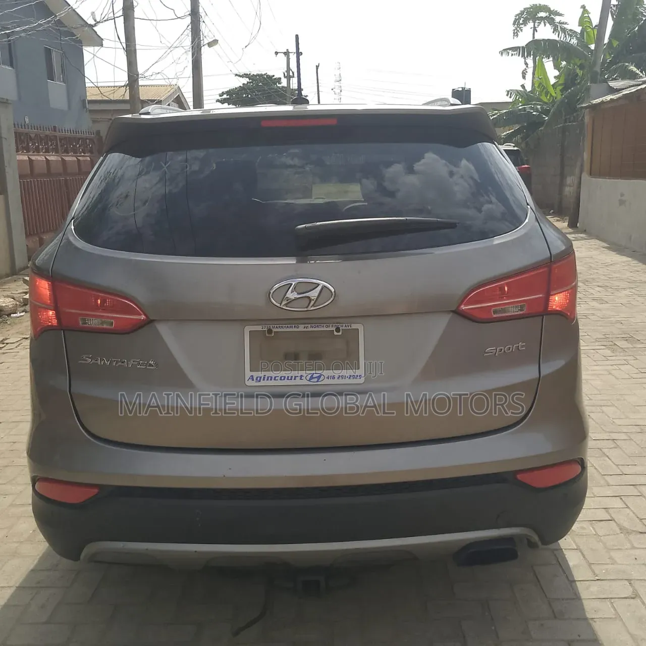 Hyundai Santa Fe GLS 4dr SUV (3.3L 6cyl 6A) 2014 Gray