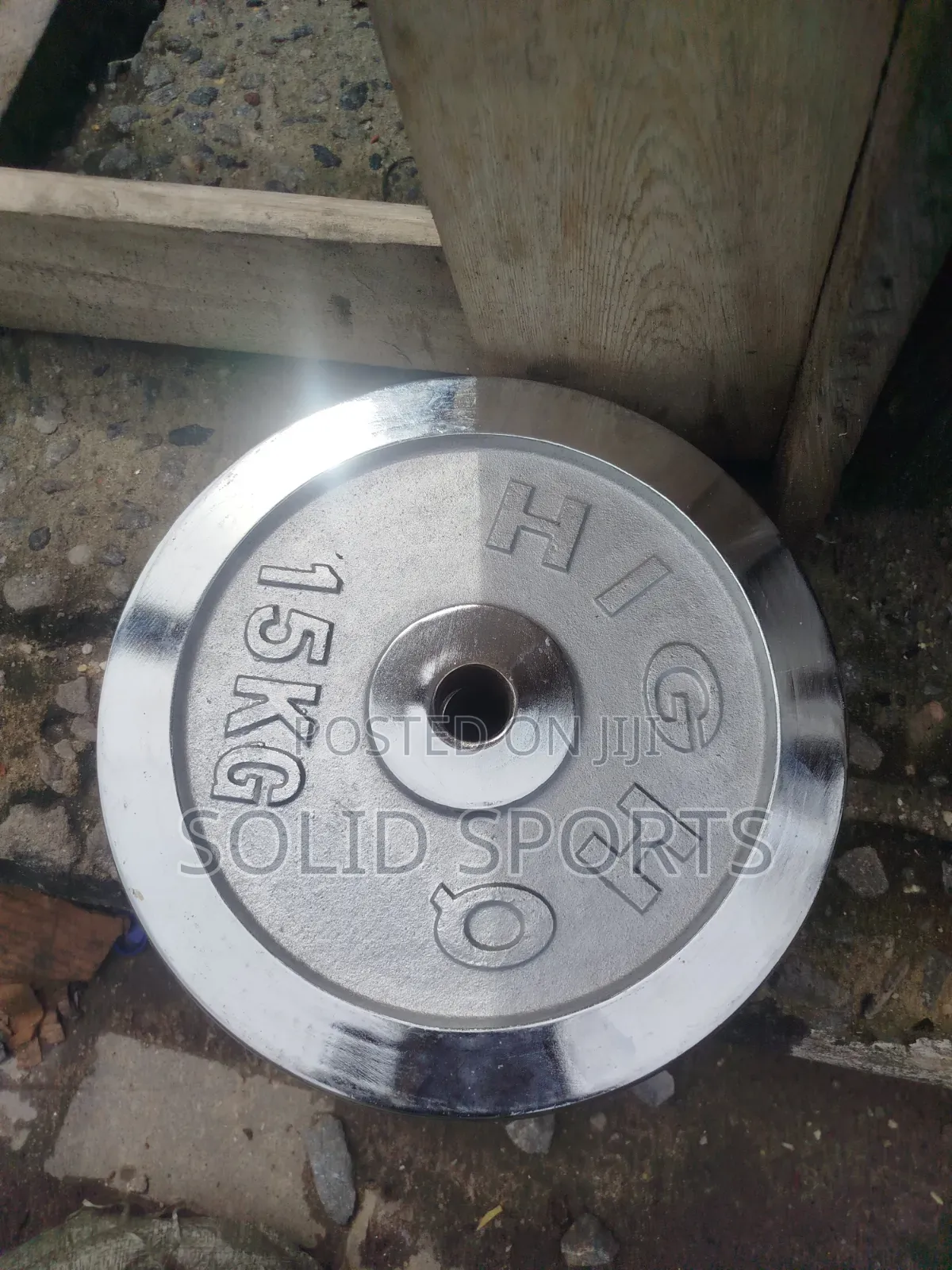Plate Chrome Dumbbell 30kg 15kg X 2