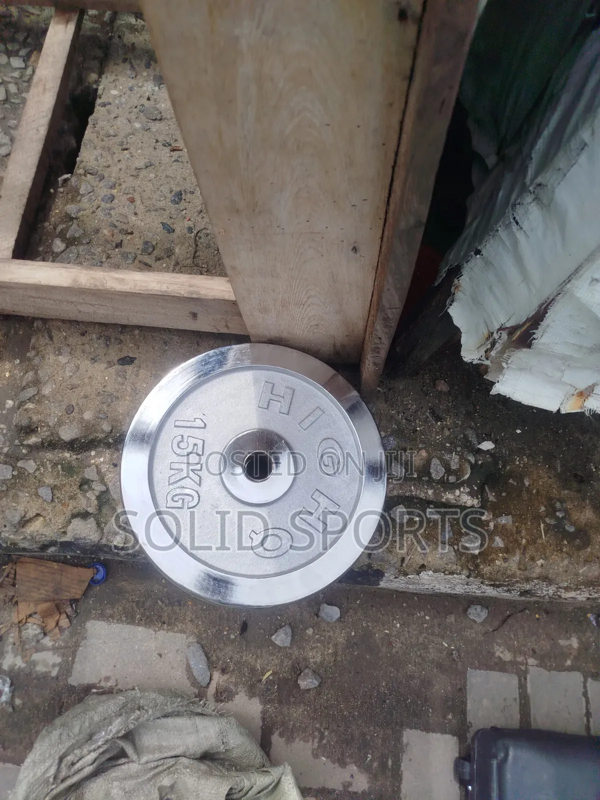 Plate Chrome Dumbbell 30kg 15kg X 2