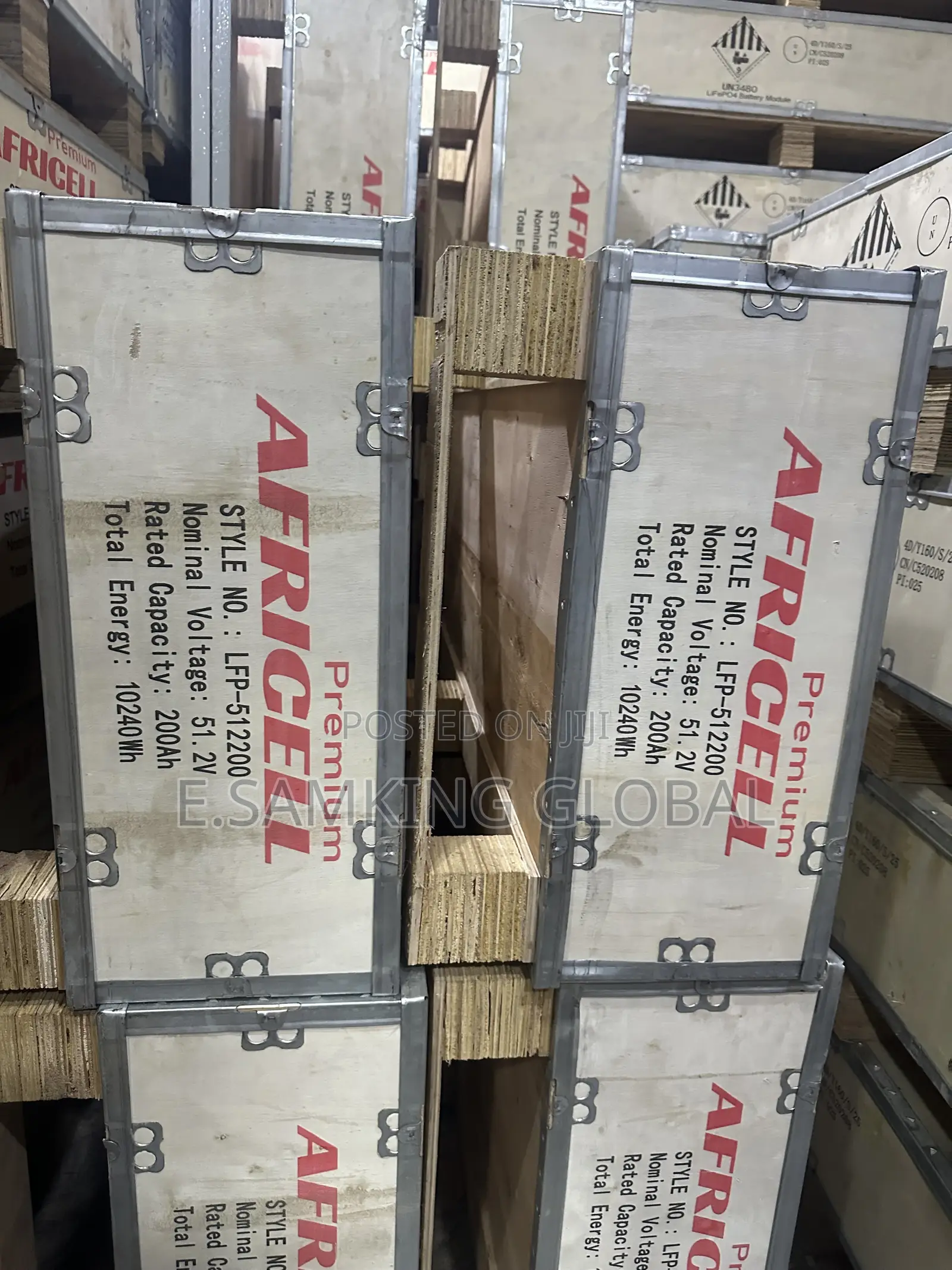 10kwh Africell Lithium Ion Batteries