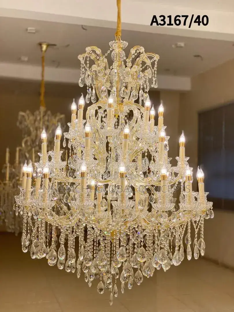 Ngn1,123,536.57 | Modern Crystal Chandelier Hanging Light Candle Style