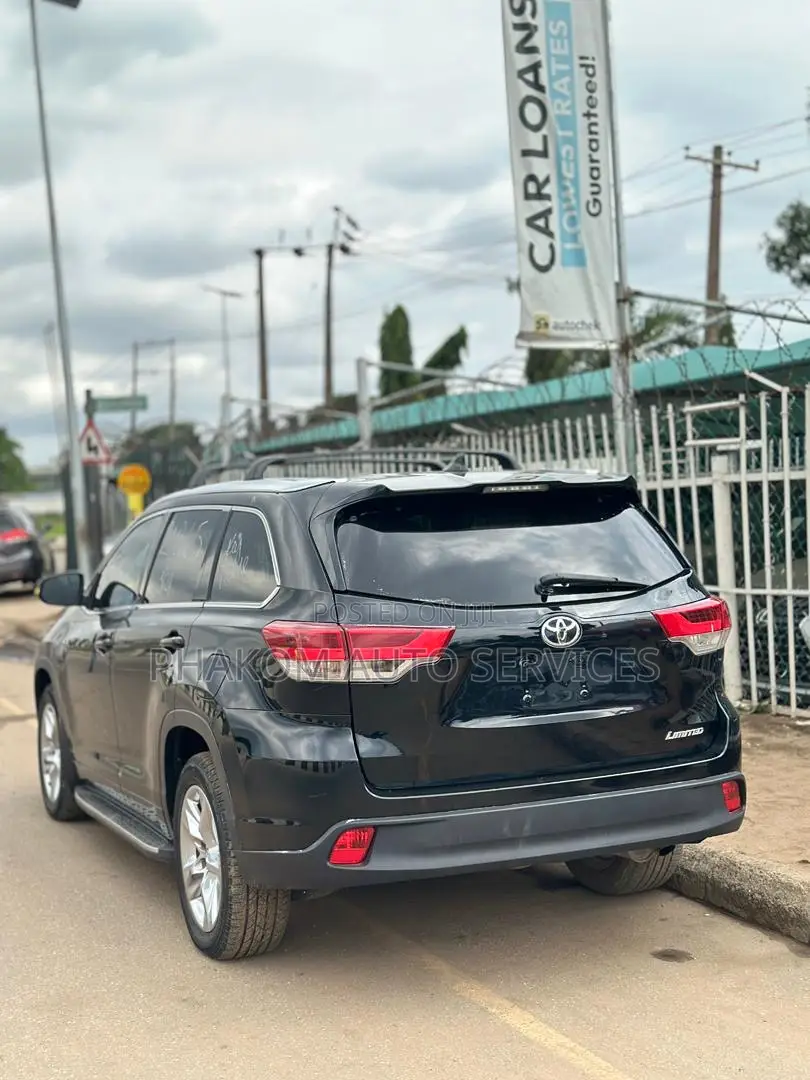 Toyota Highlander Limited 4x2 V6 (3.5L 6cyl 8A) 2018 Black