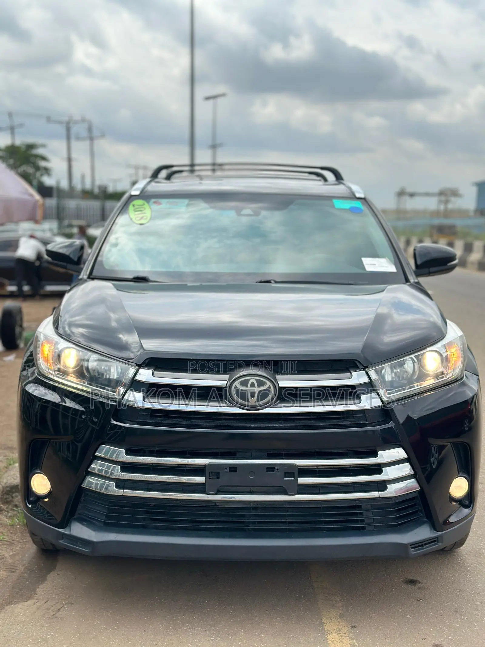 Toyota Highlander Limited 4x2 V6 (3.5L 6cyl 8A) 2018 Black