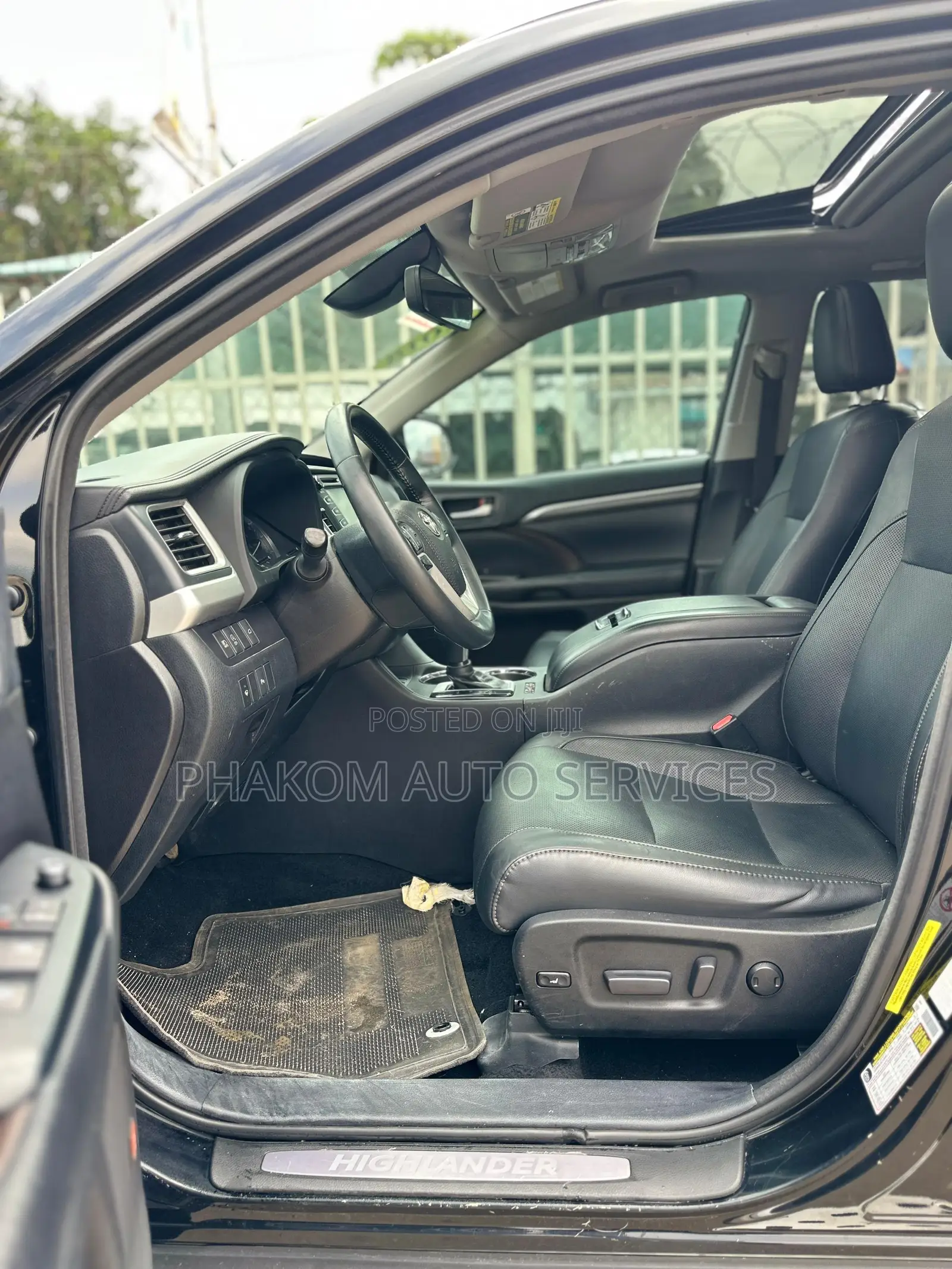 Toyota Highlander Limited 4x2 V6 (3.5L 6cyl 8A) 2018 Black
