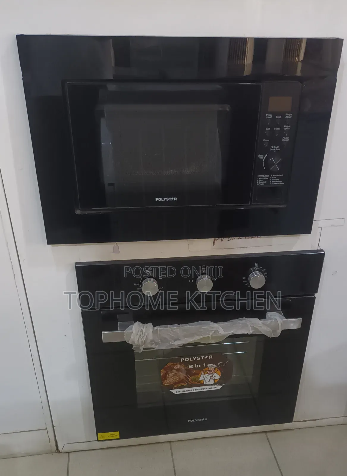 Polyester Luxury Built-in Electric and Gas Oven With Microwave 60cm
